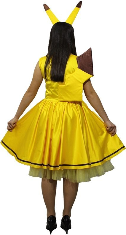 Kostüm Sarayı Yetişkin Bayan Pikachu Kostümü