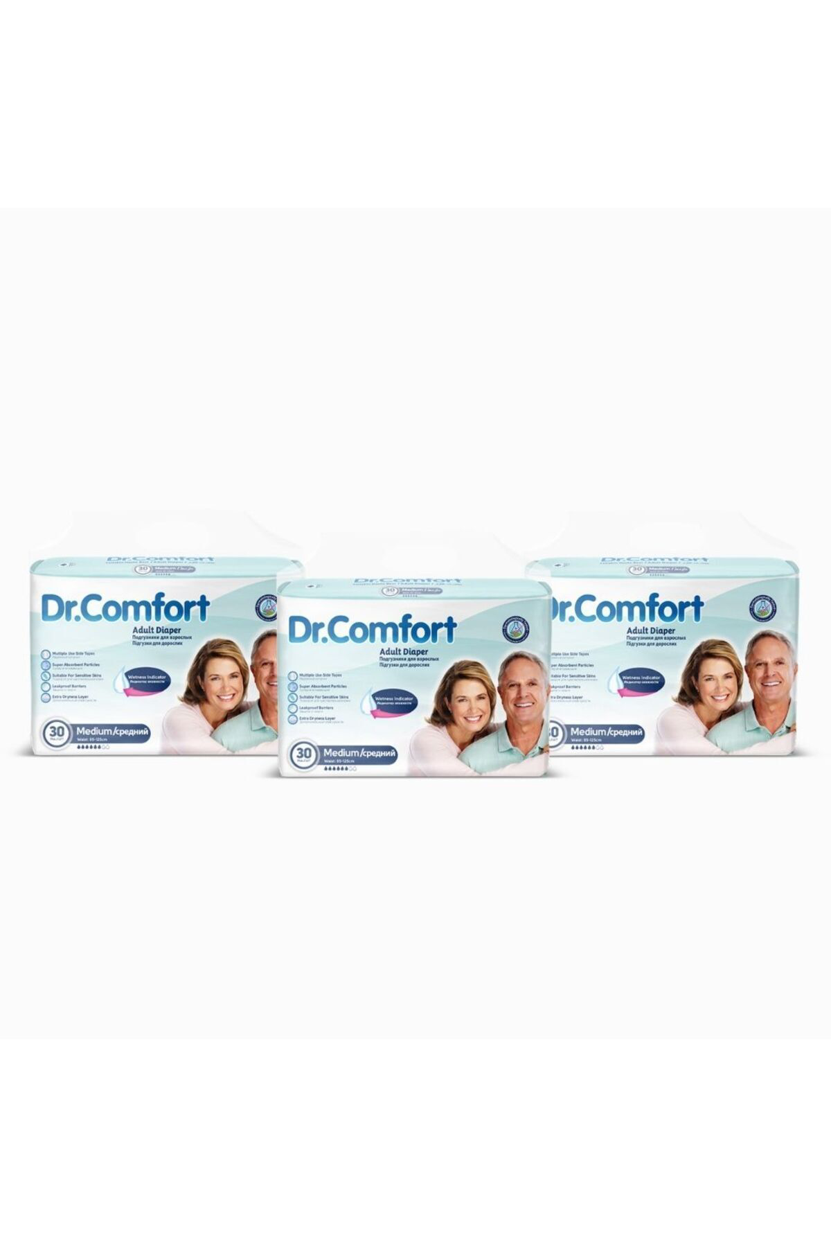 Dr.Comfort Yetişkin Bel Bantlı Hasta Bezi Medium 90 Adet