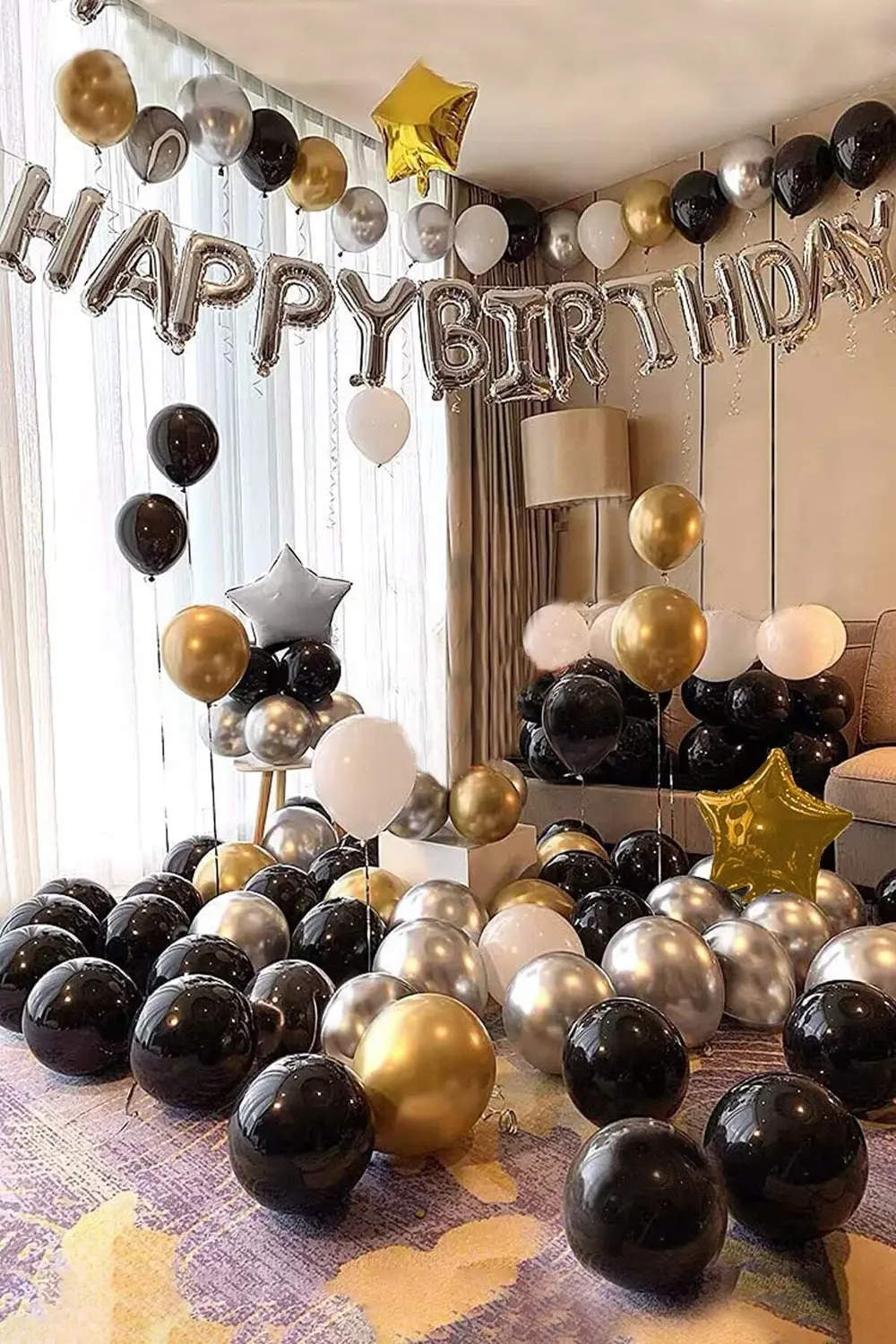 Yetişkin Doğum Günü Seti Işıklı Doğum Günü Seti Pompa