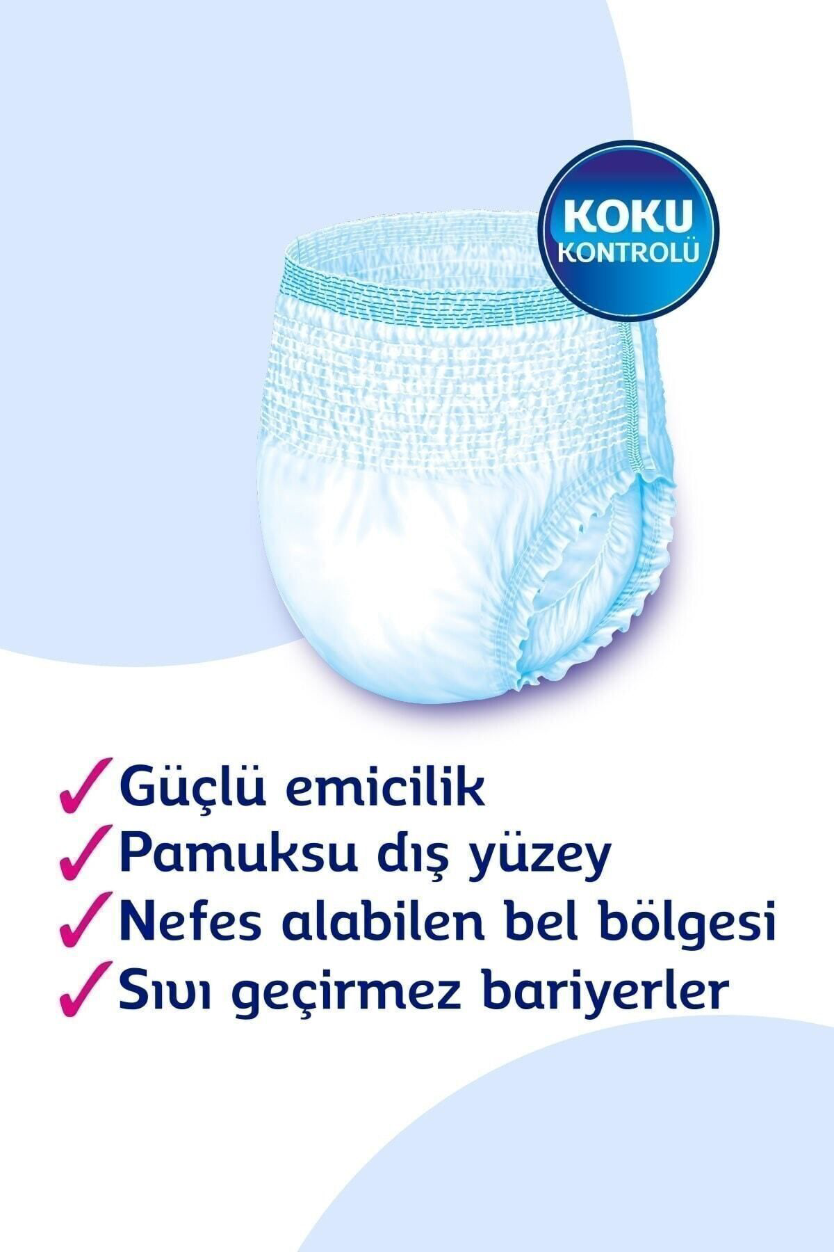 Yetişkin Emici Külot Bez Büyük Boy (large) 30'lu 2 Paket (60 Adet