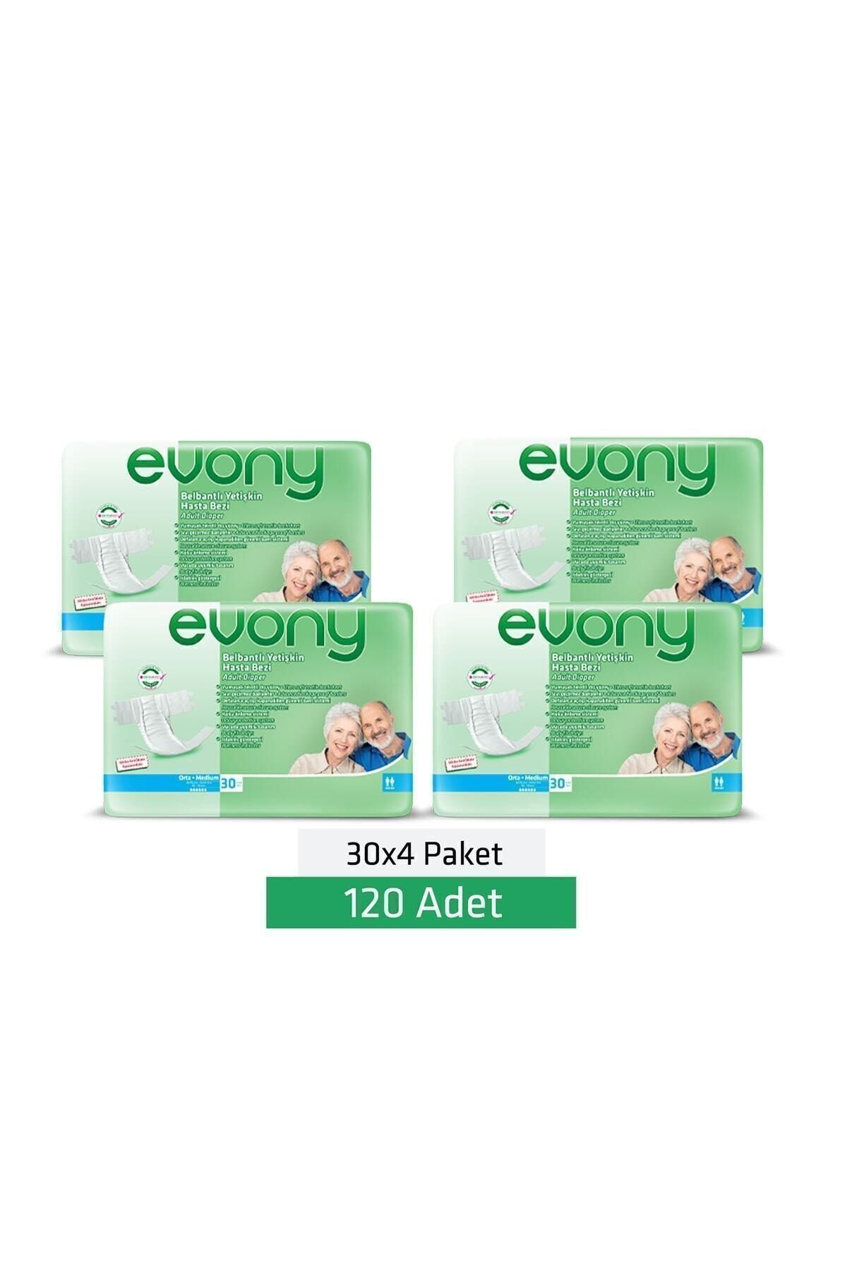 Evony Yetişkin Hasta Bezi Medıum 120 Adet