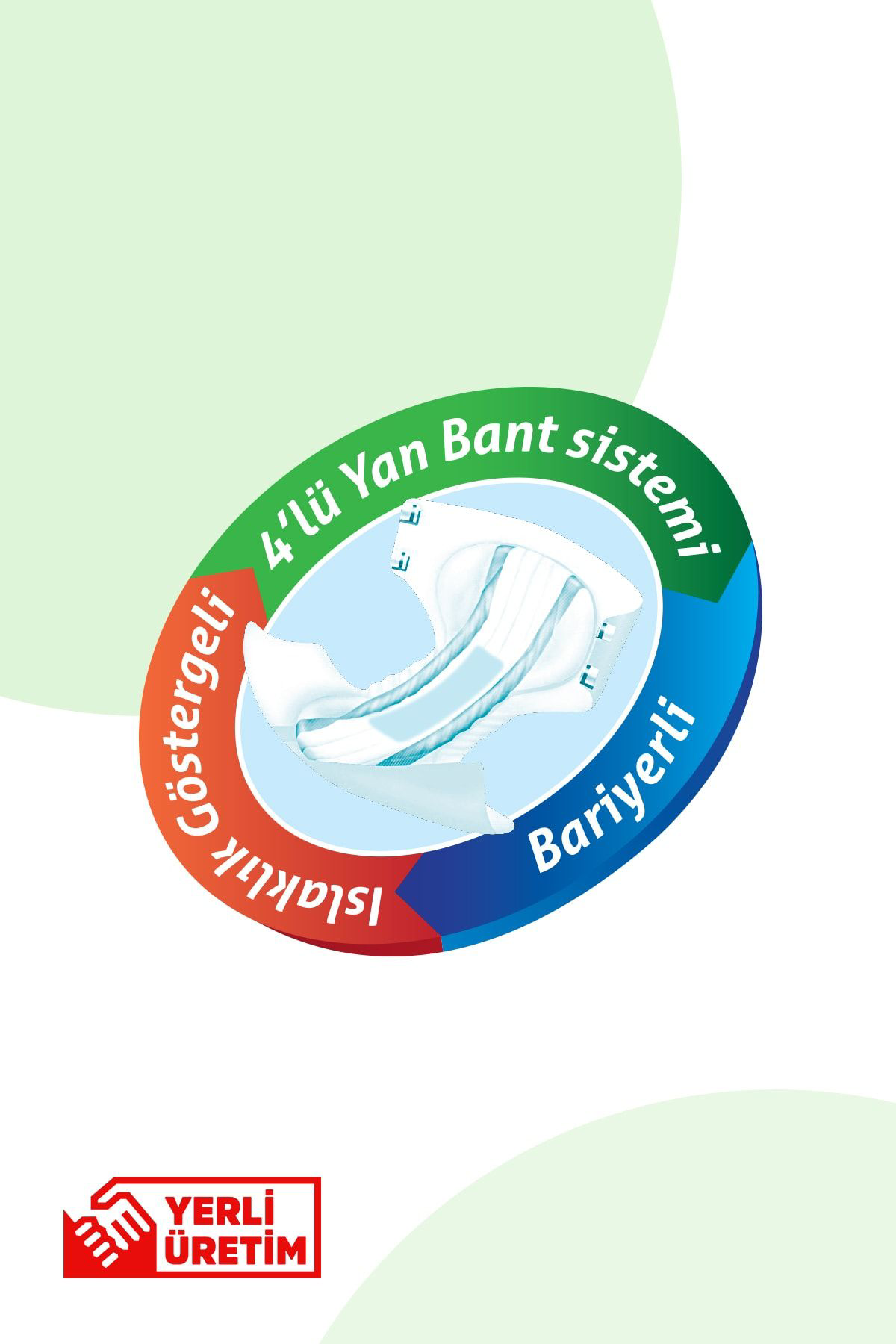 Yetişkin Hasta Bezi Orta Boy (MEDİUM) 4 Paket (120 ADET) Bel Boy: