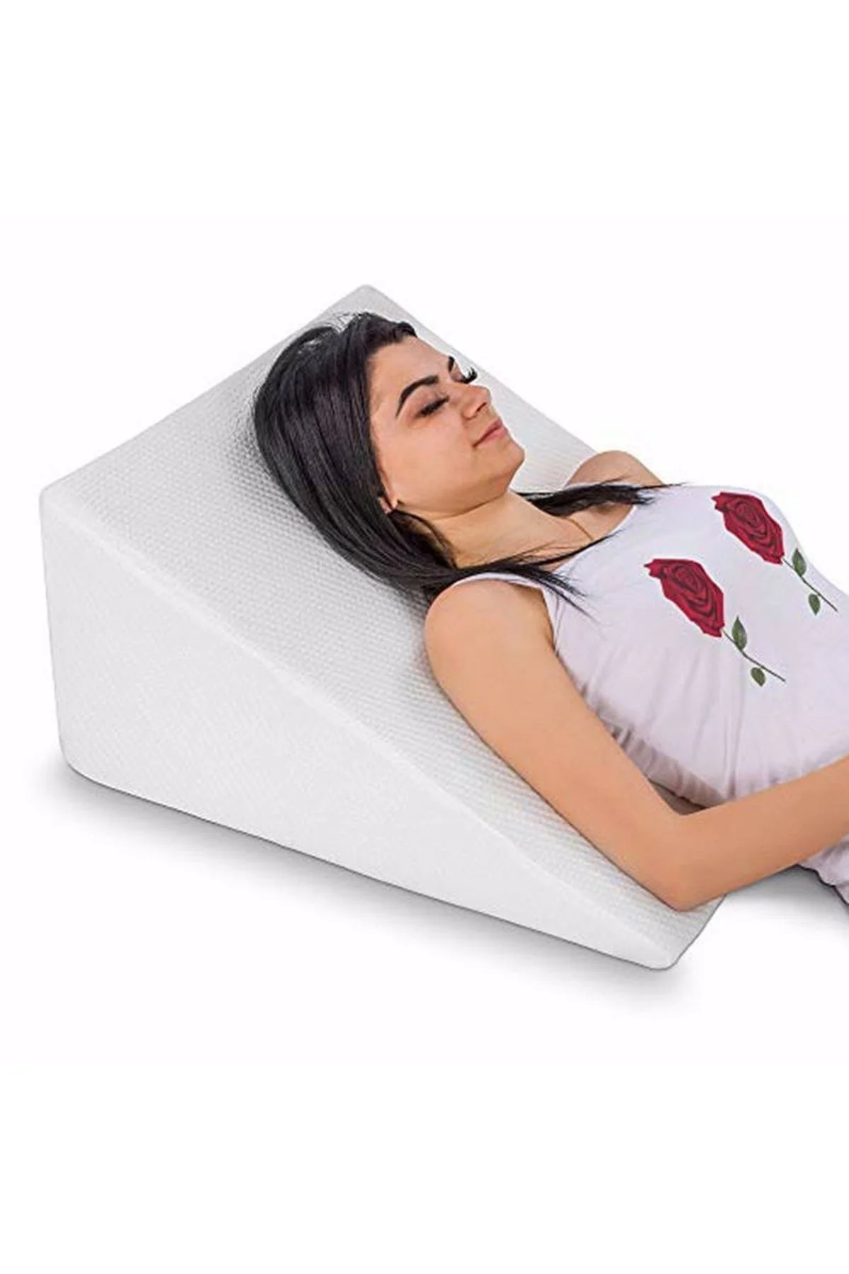 Yetişkin için konforlu poli sünger yastık, 65x60x24 cm, rahat uyk