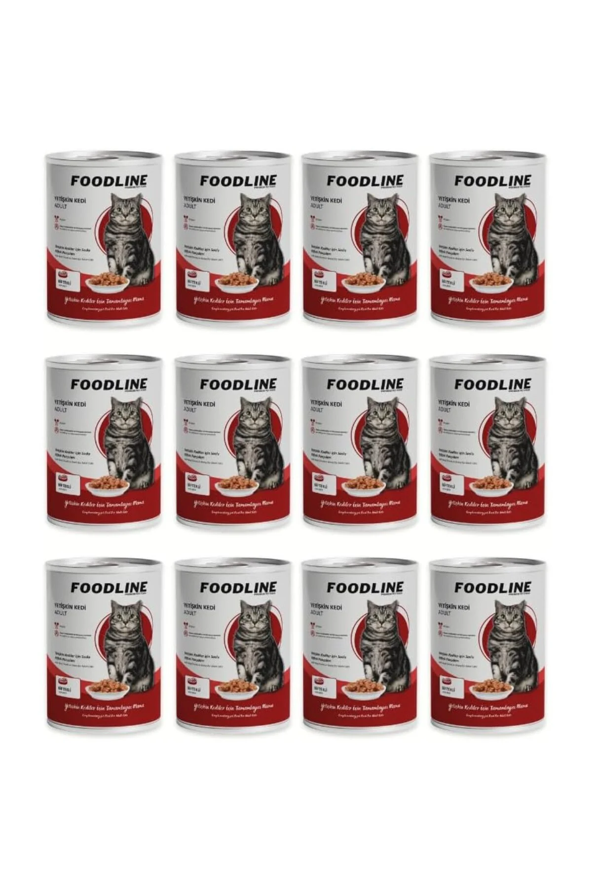 Yetişkin Kedi Konservesi 400 Gr, Gravy Sos İçerisinde Parça Etli 
