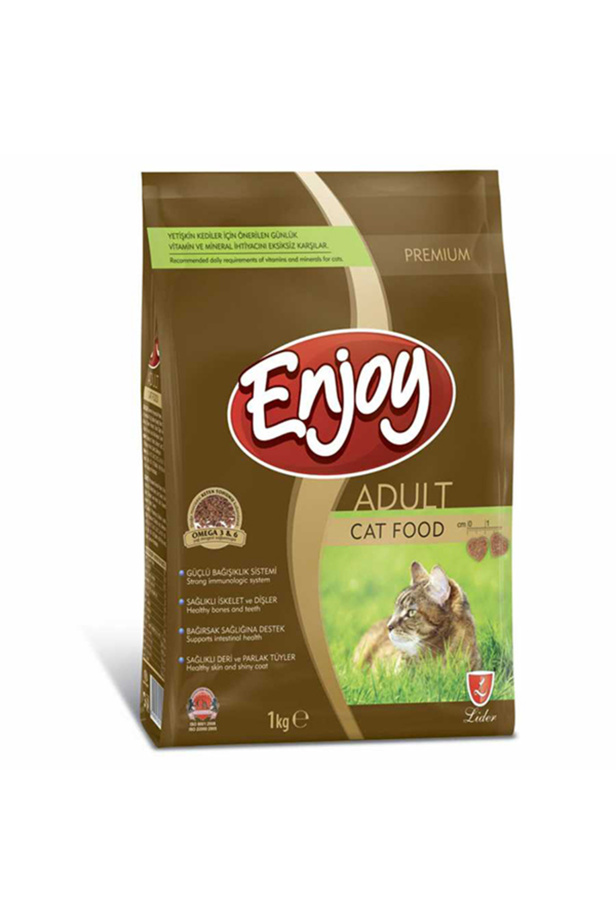Yetişkin Kediler için Tavuklu Tam ve Dengeli Kedi Maması 1 kg