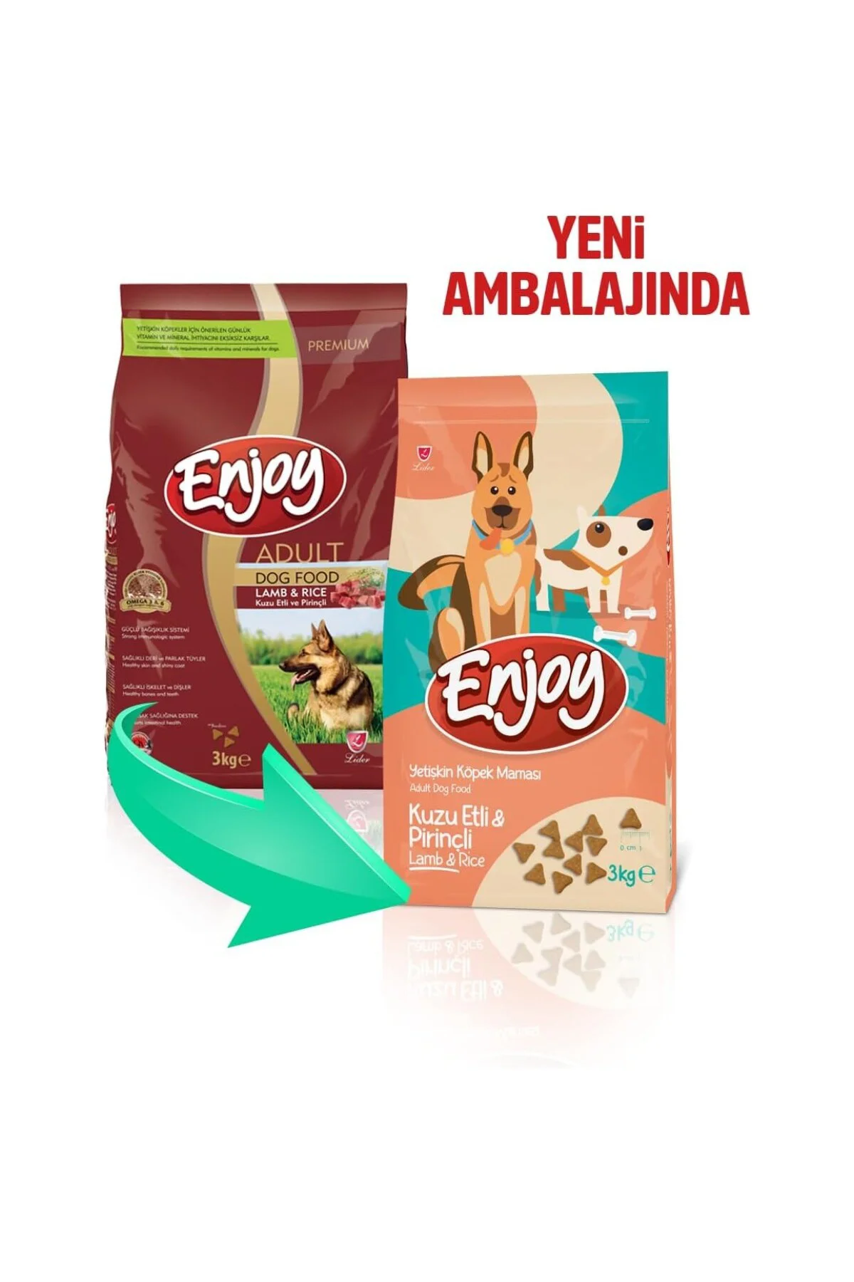 Yetişkin Köpek Maması, Kuzu Etli, 3 Kg
