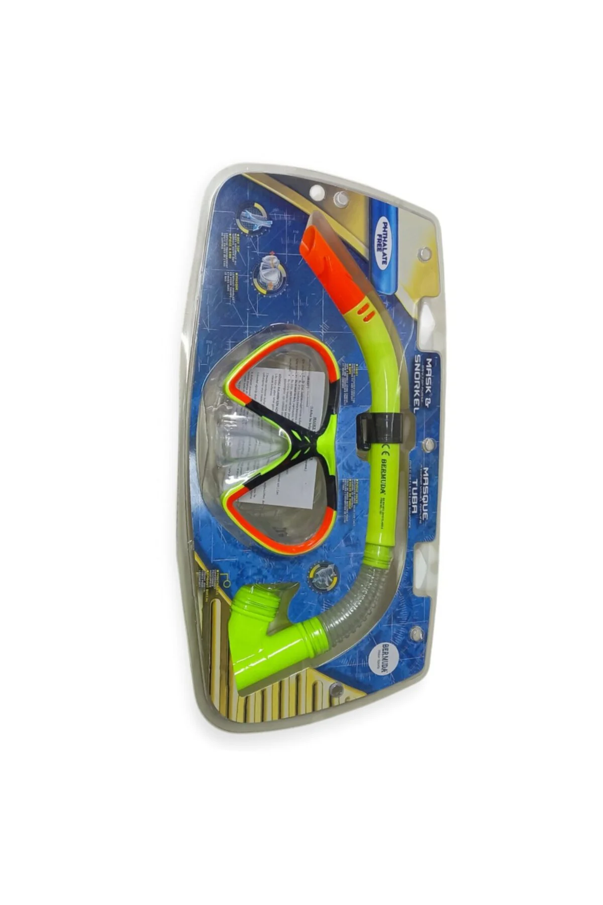 Yetişkin Maske Ve Şnorkel Safari Dalış Seti - 2356A/121CSB (Lisin