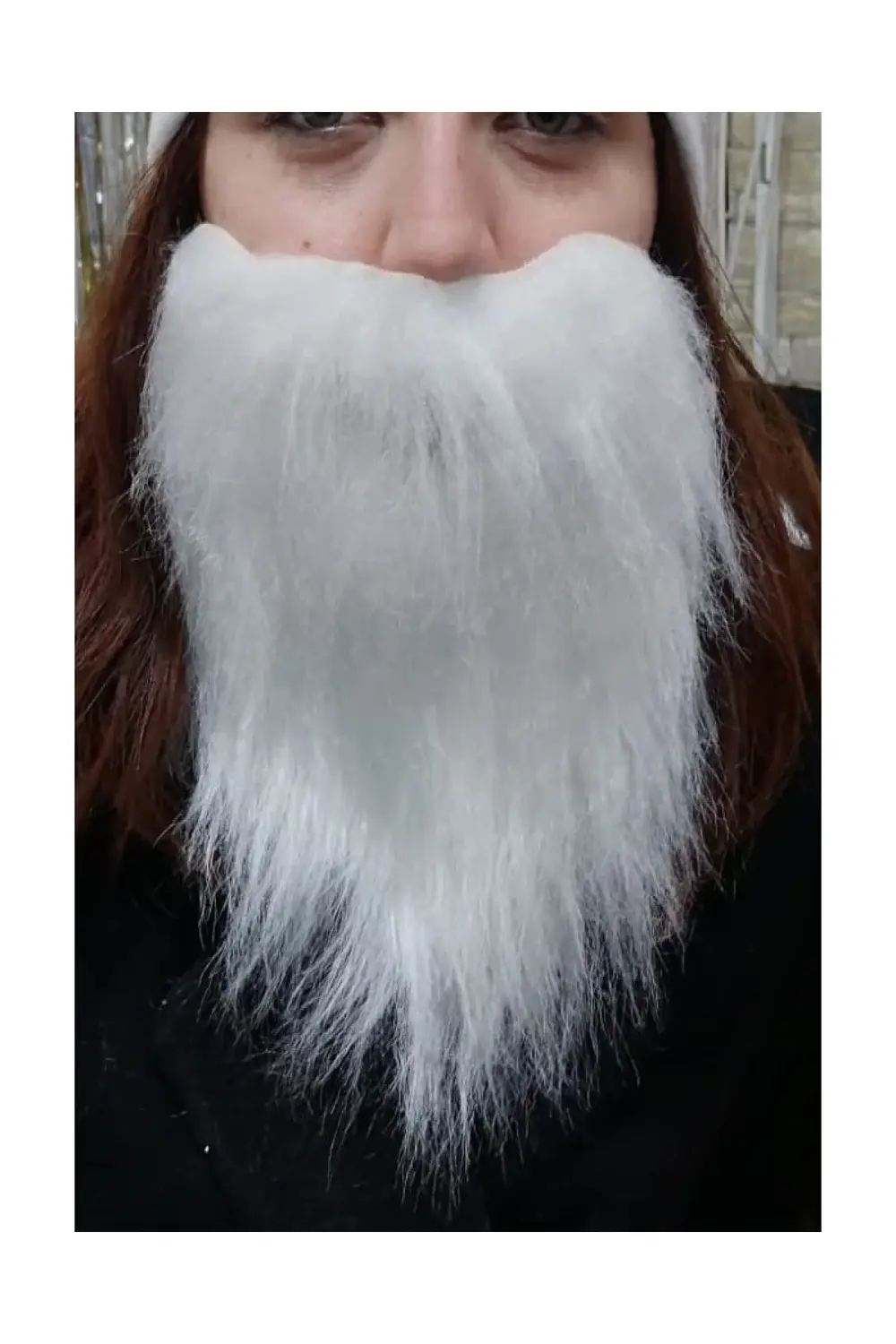 Yetişkin Noel Şapka Noel Sakal Set - Polar Şapka - Noel Sakal - Y