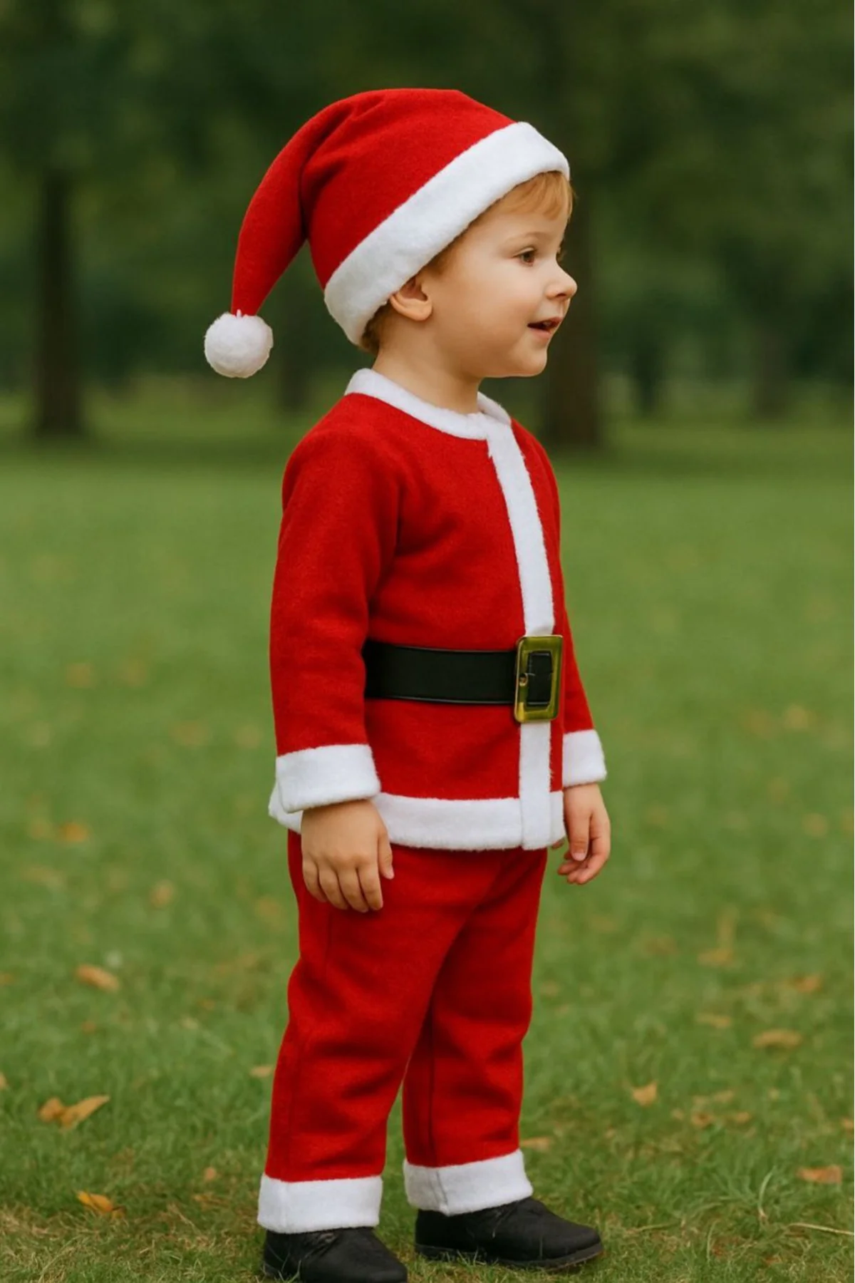 Yetişkin Noel Şapkası - Yılbaşı Şapkası - Polar Yıl Başı Şapkası 