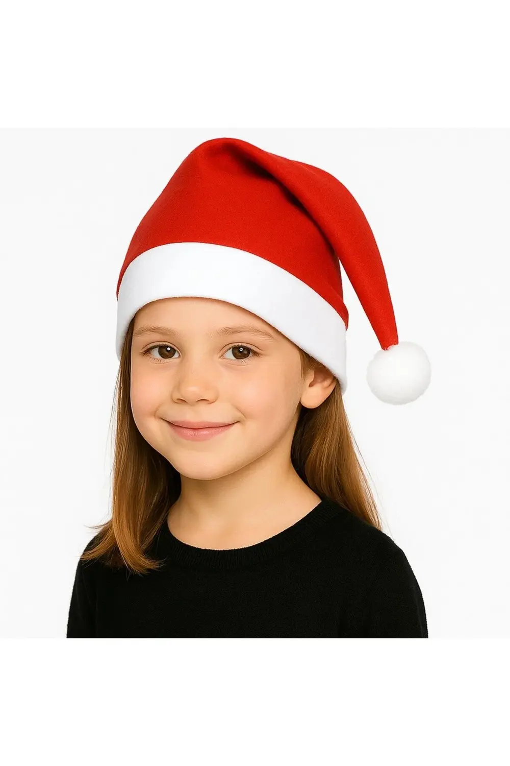 Parti Selesi Yetişkin Noel Şapkası - Yılbaşı Şapkası - Polar Yıl Başı Şapkası