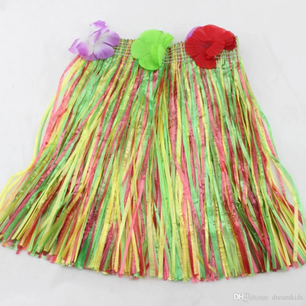 Yetişkin ve Çocuk Uyumlu Rengarenk Püsküllü Hawaii Luau Hula Etek 40 cm Fiyatı, Yorumları ve Özellikleri