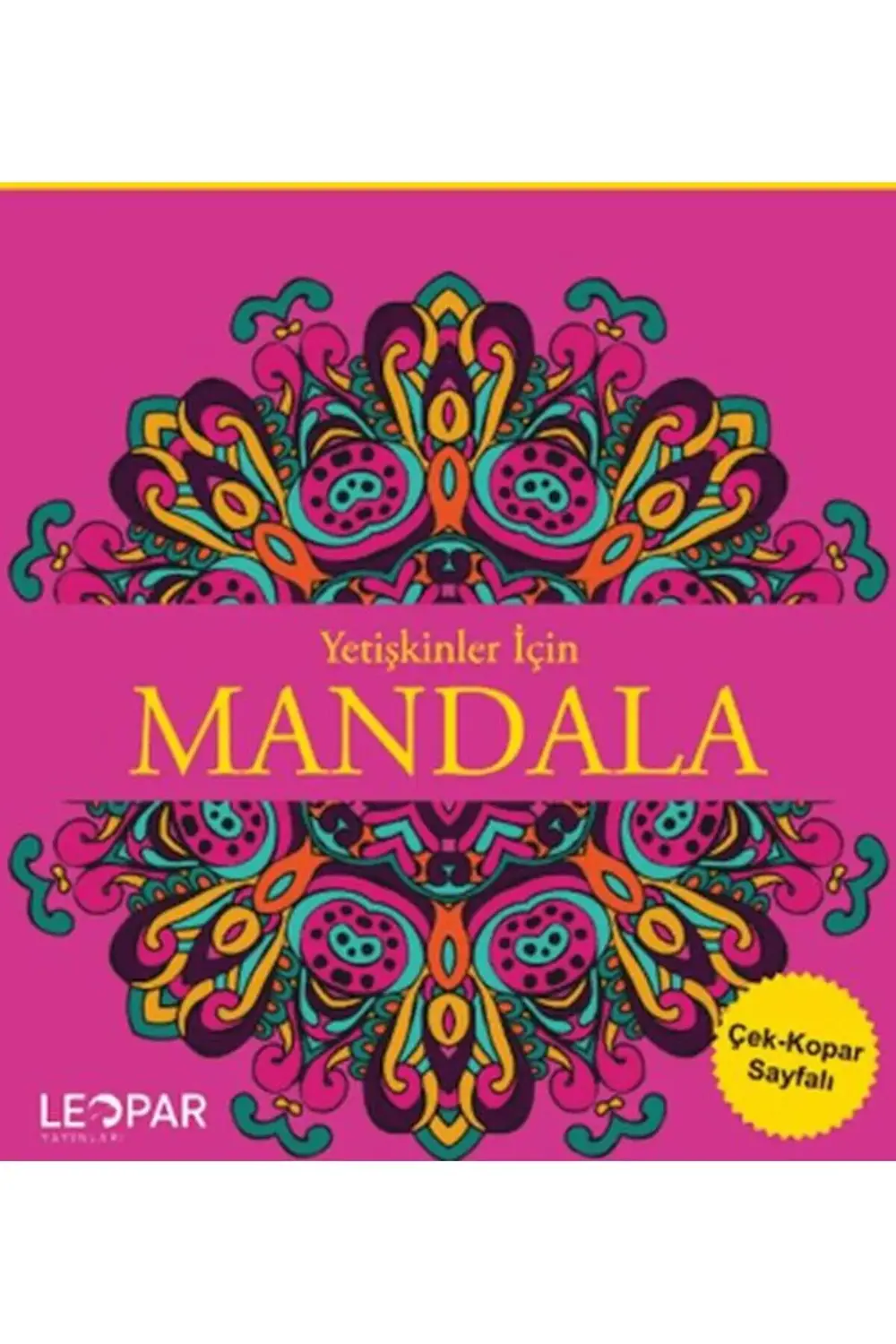 Yetişkinler İçin Mandala - Pembe