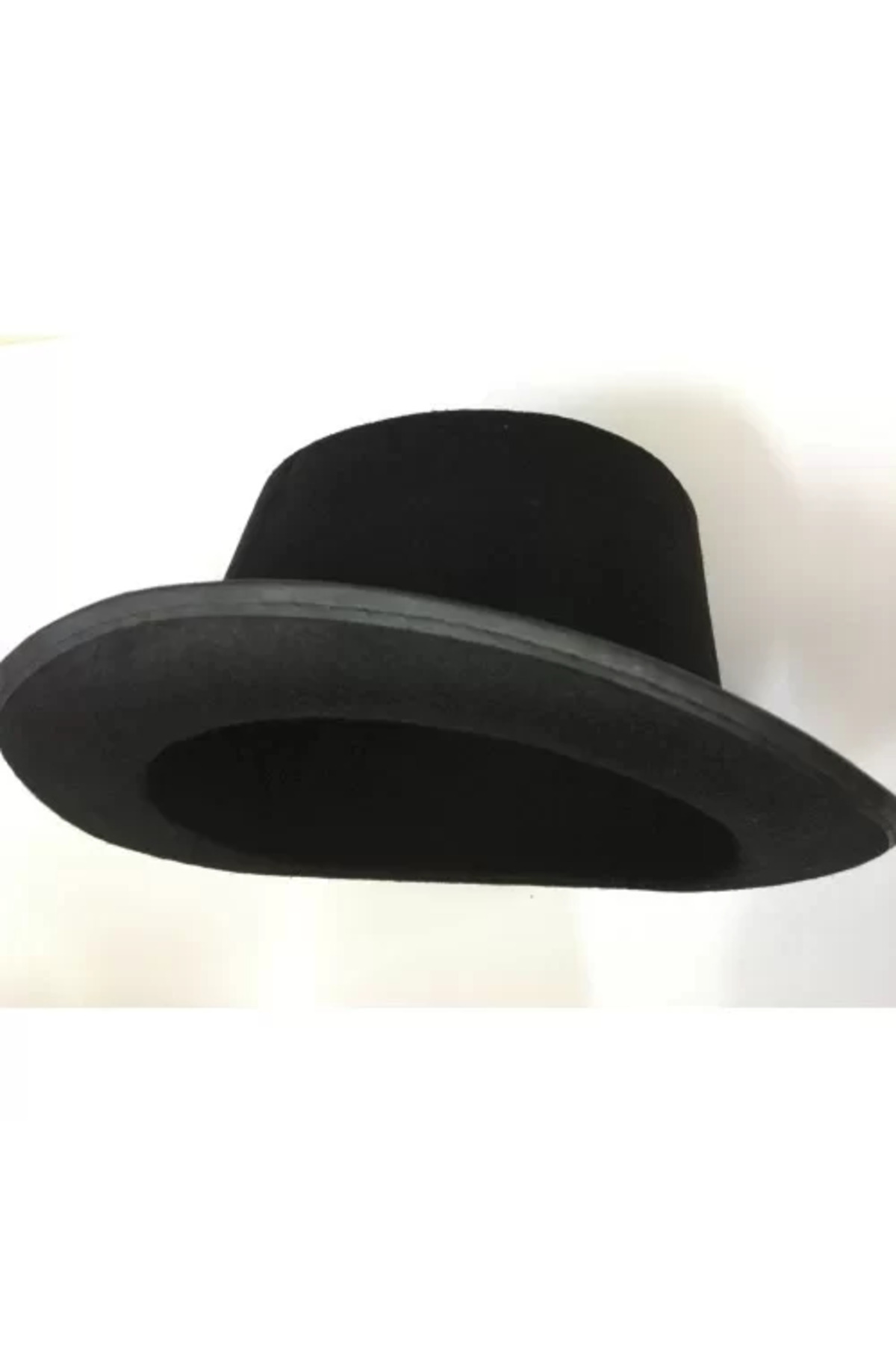 Bam's Yetişkinler İçin Siyah Renk Ringmaster Sihirbaz Şapkası Fötr Şapk