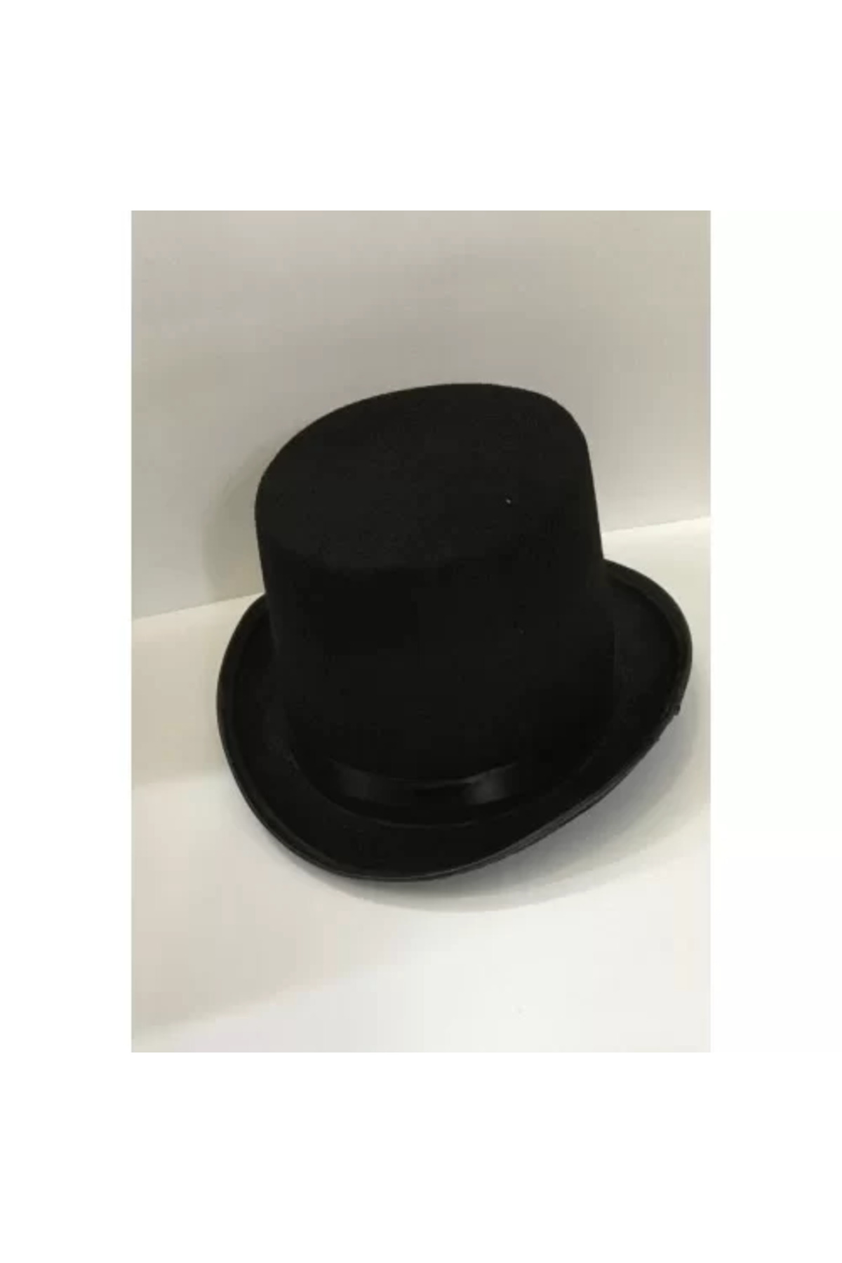Bam's Yetişkinler İçin Siyah Renk Ringmaster Sihirbaz Şapkası Fötr Şapk