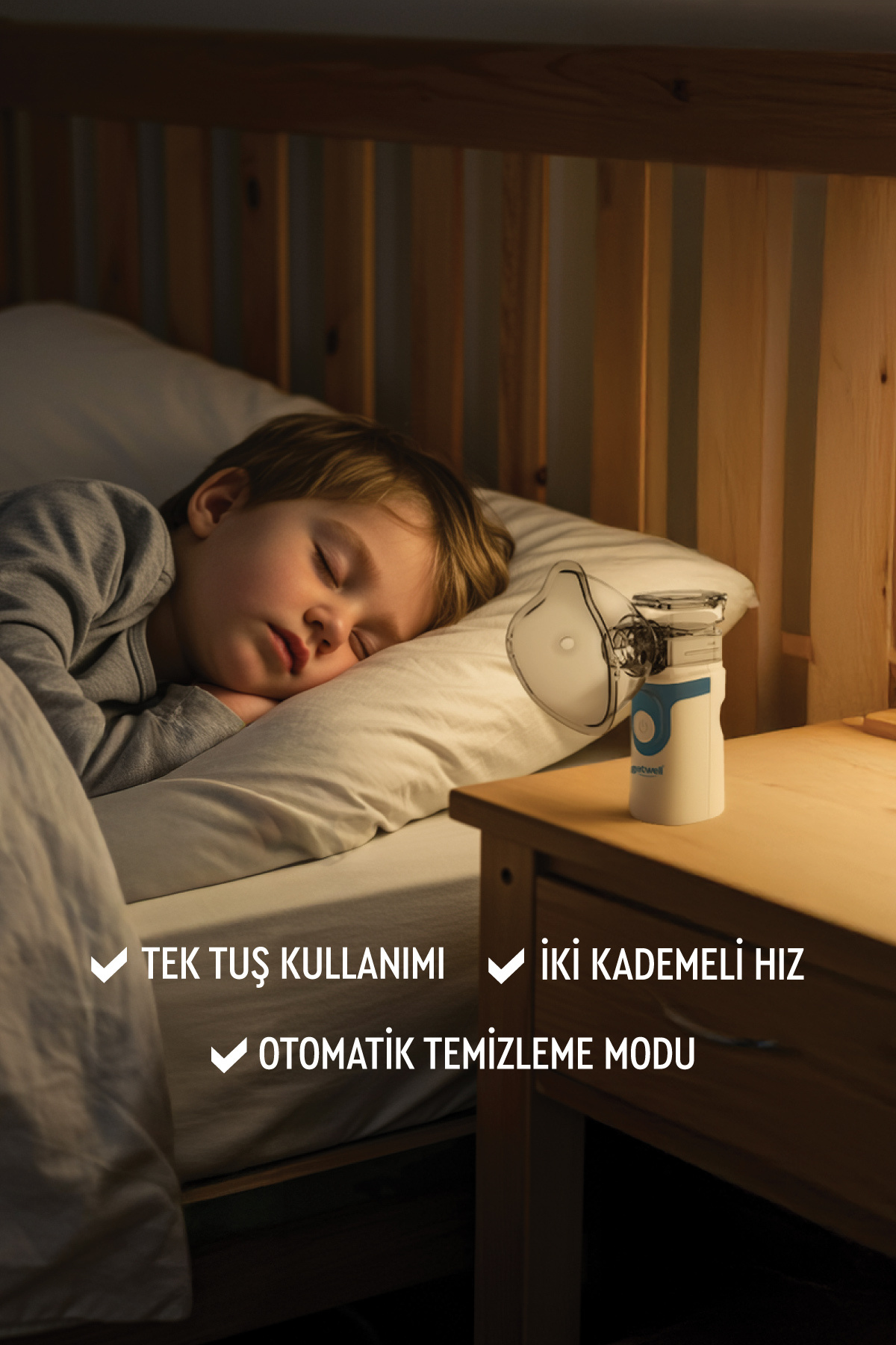 Yetişkinler ve Çocuklar için Şarjlı Sessiz Taşınabilir Mesh Nebul