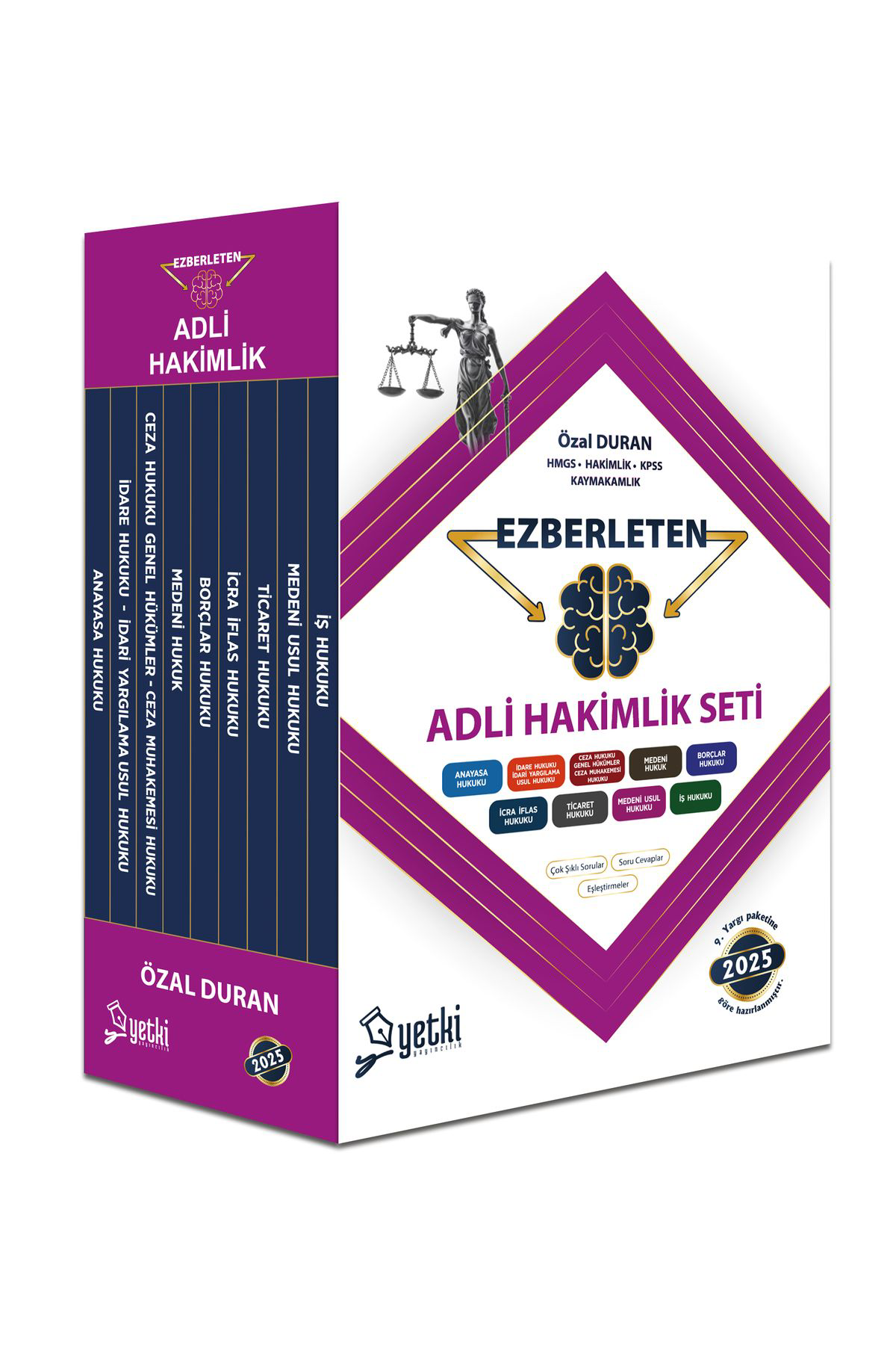 Yetki 2025 Baskı Adli Hakimlik Ezberleten Sorular Seti