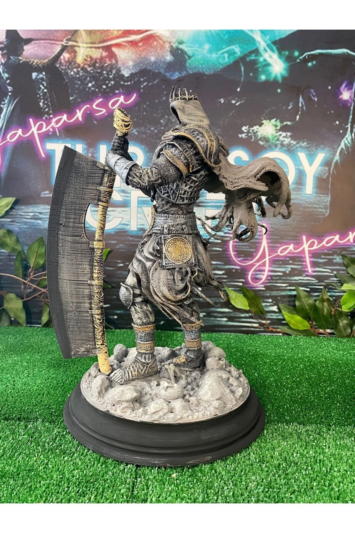 Yhorm The Giant Dark Souls 3 Boyalı Figür 30 cm (giga Boy)