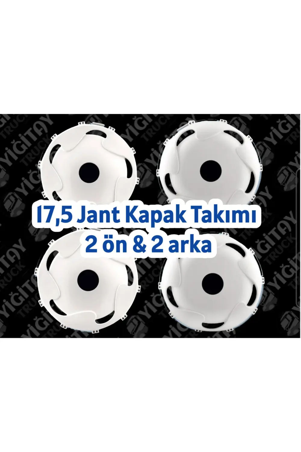 YİĞİTAY 17,5 JANT KAPAĞI ÜNİVERSAL PLASTİK (2ad Ön 2ad Arka) TAKI