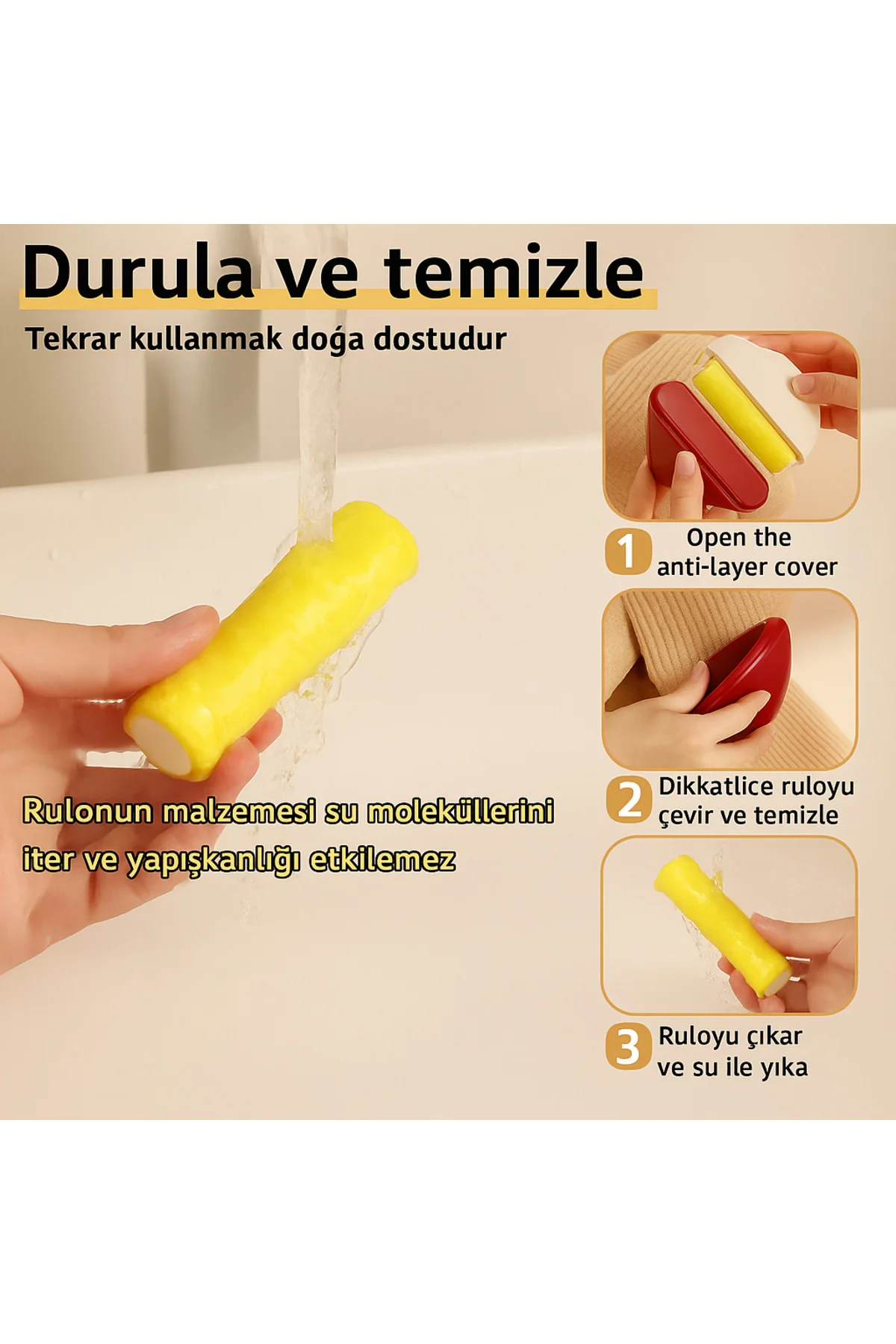 Yıkanabilir Taşınabilir Üçgen Tüy Toplayıcı – Kolay Taşıma, Tüy T