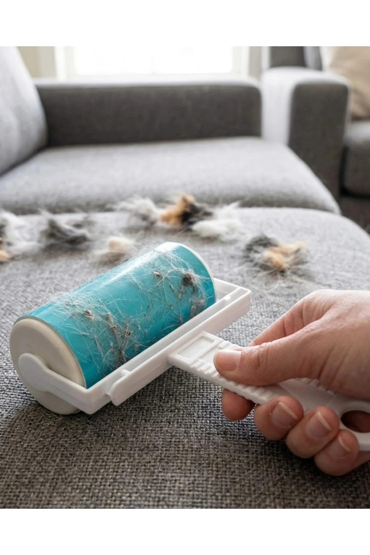 Yıkanabilir Tüy Toplama Rulosu Kedi Köpek Tüyü Temizleme Çok Amaç