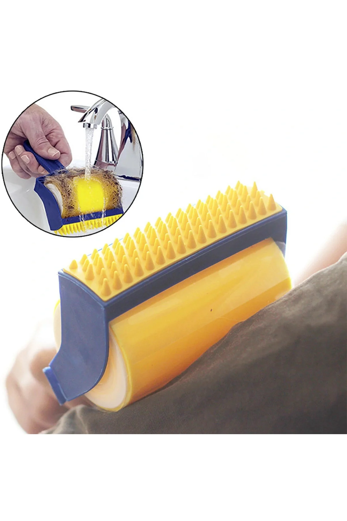 Yıkanabilir Tüy Ve Toz Temizleyici Rulo Tüy Fırçası Aleti