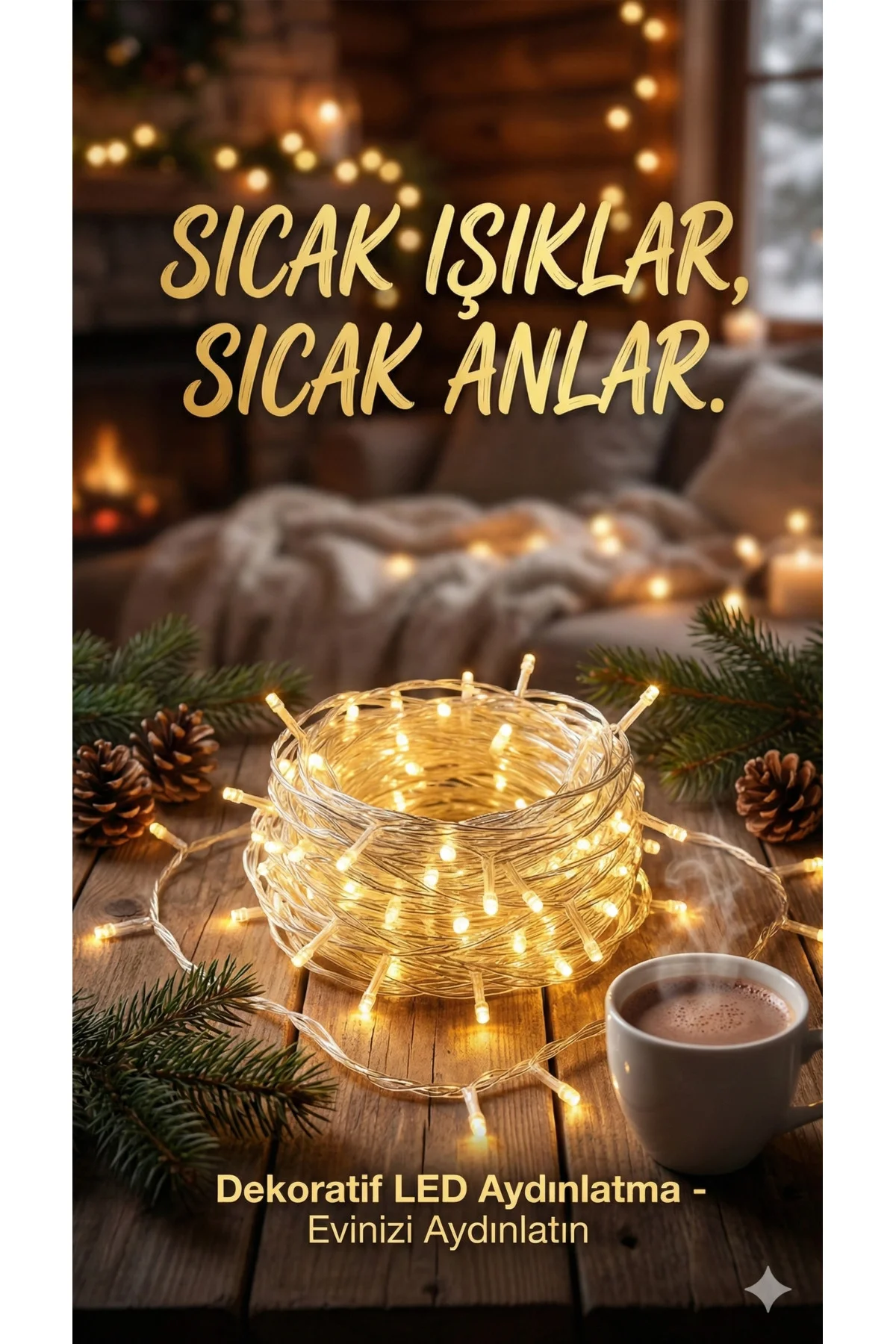 Yılbaşı Aydınlatması 100 Led Perde Hortum Sıcak Beyaz Işık - 10 Metre Dekoratif Şeffaf Kablolu Süs Yılbaşı Aydınlatması 100 Led Perde Hortum Sıcak Beyaz Işık - 10 Metre Dekoratif Şeffaf Kablolu Süs