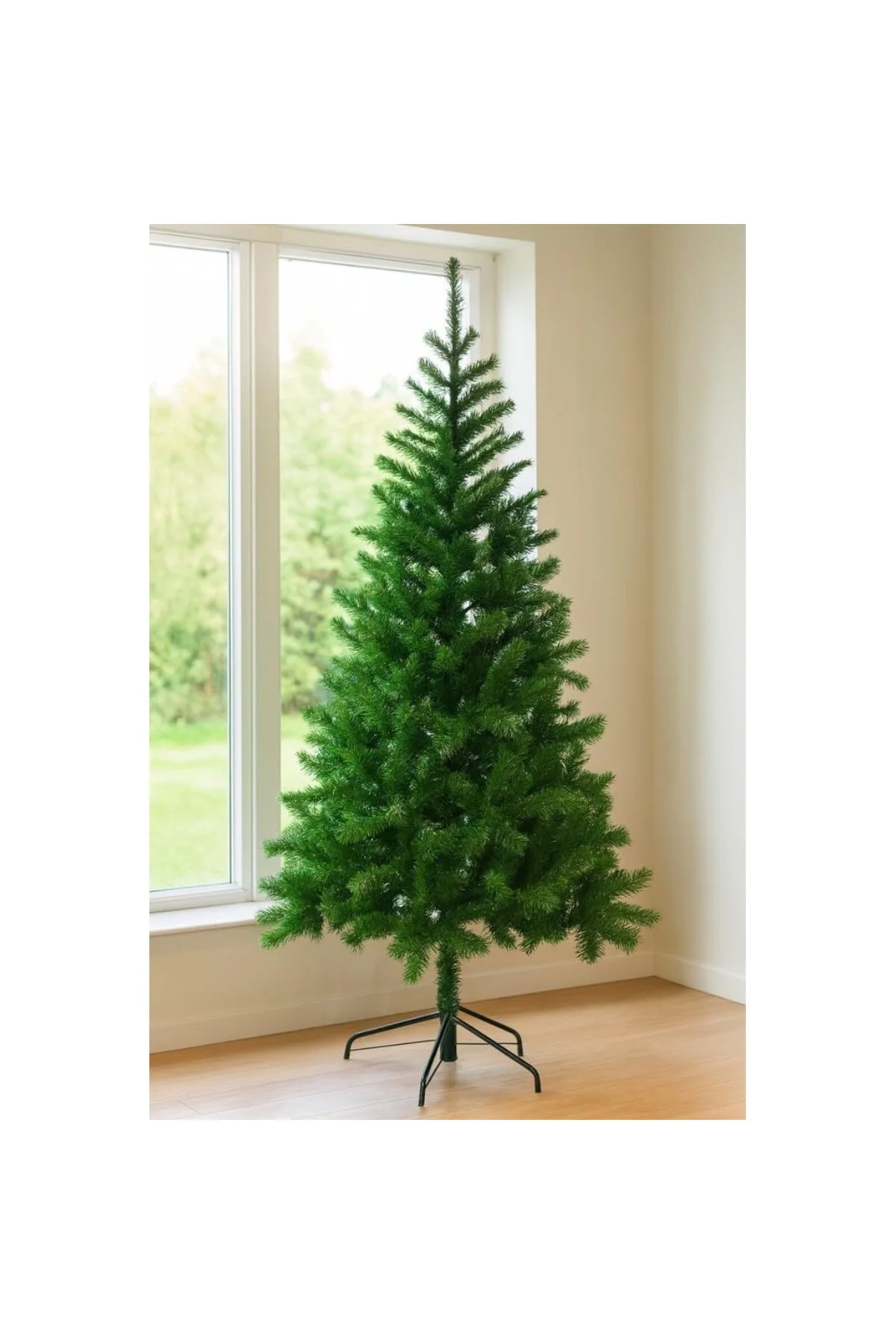 Yılbaşı Çam Ağacı 150 cm 330 Dal Metal Ayaklı