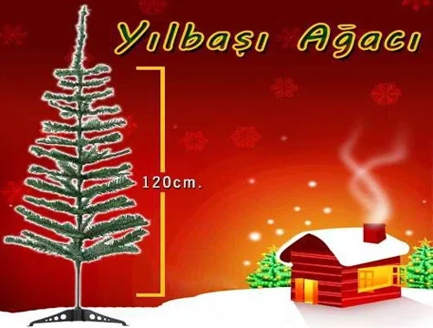 Yılbaşı Çam Ağacı Gür Dallar 120 Cm Yılbaşı Çam Ağacı Gür Dallar 120 Cm