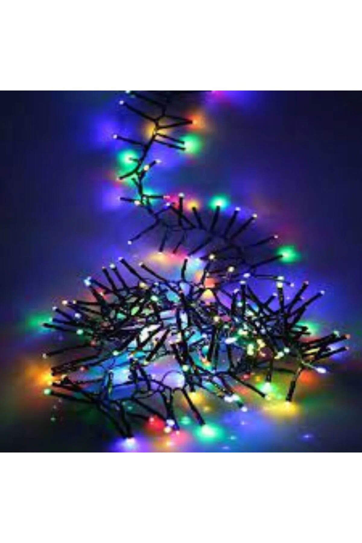 yılbaşı Çam Ağacı Led Aydınlatma 5 Metre Ağaç Ledi Renkli Led Yanıp Sönmeli Yeniyıl Noel