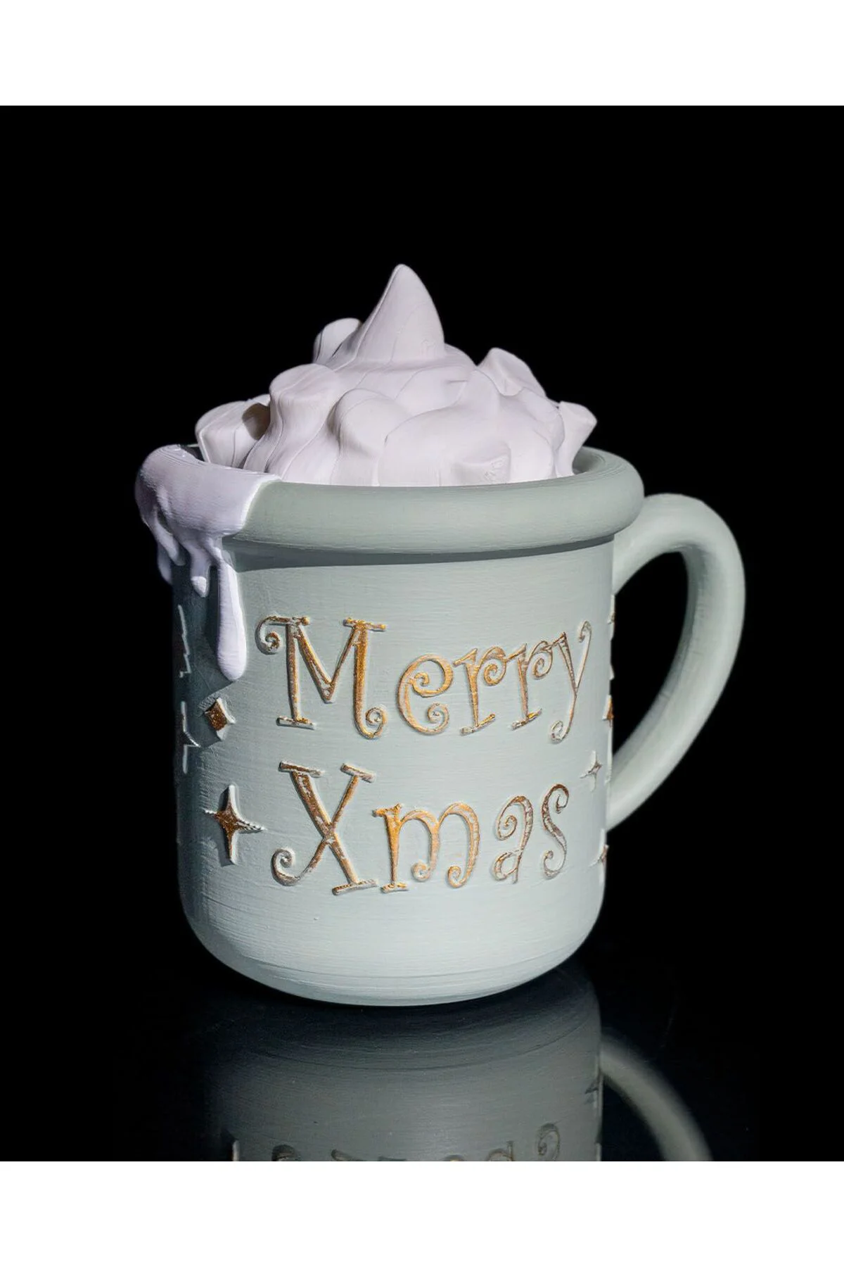 Yılbaşı Hediyesi Puzzle Yılbaşı Mug Sıcak Çikolata Bulmaca 12CM