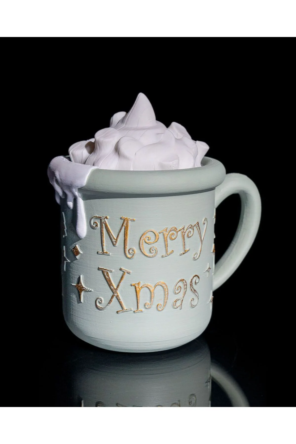 Yılbaşı Hediyesi Puzzle Yılbaşı Mug Sıcak Çikolata Bulmaca 12CM
