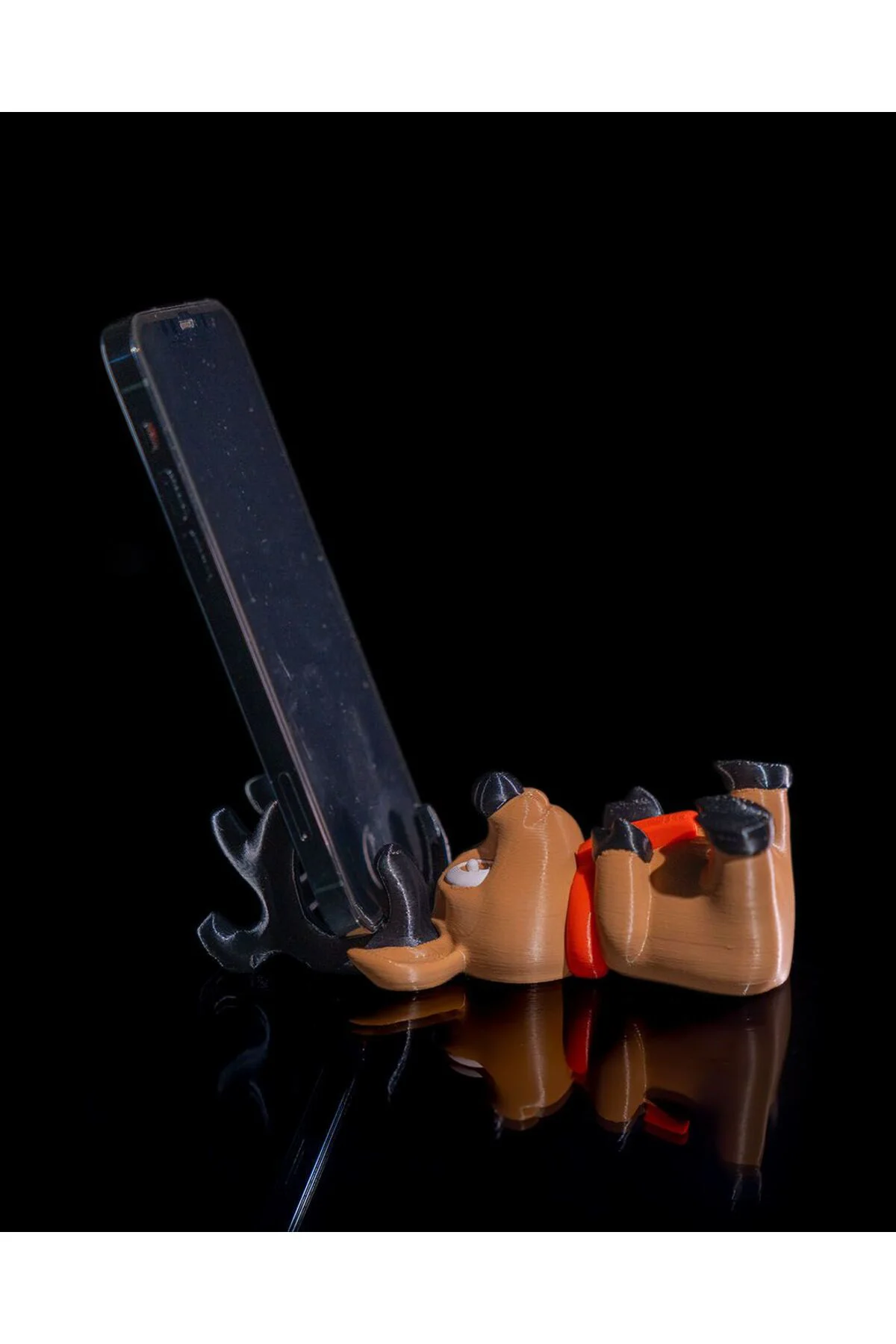 Yılbaşı Hediyesi Telefon Standı Ren Geyiği Masaüstü Telefon Standı 17CM