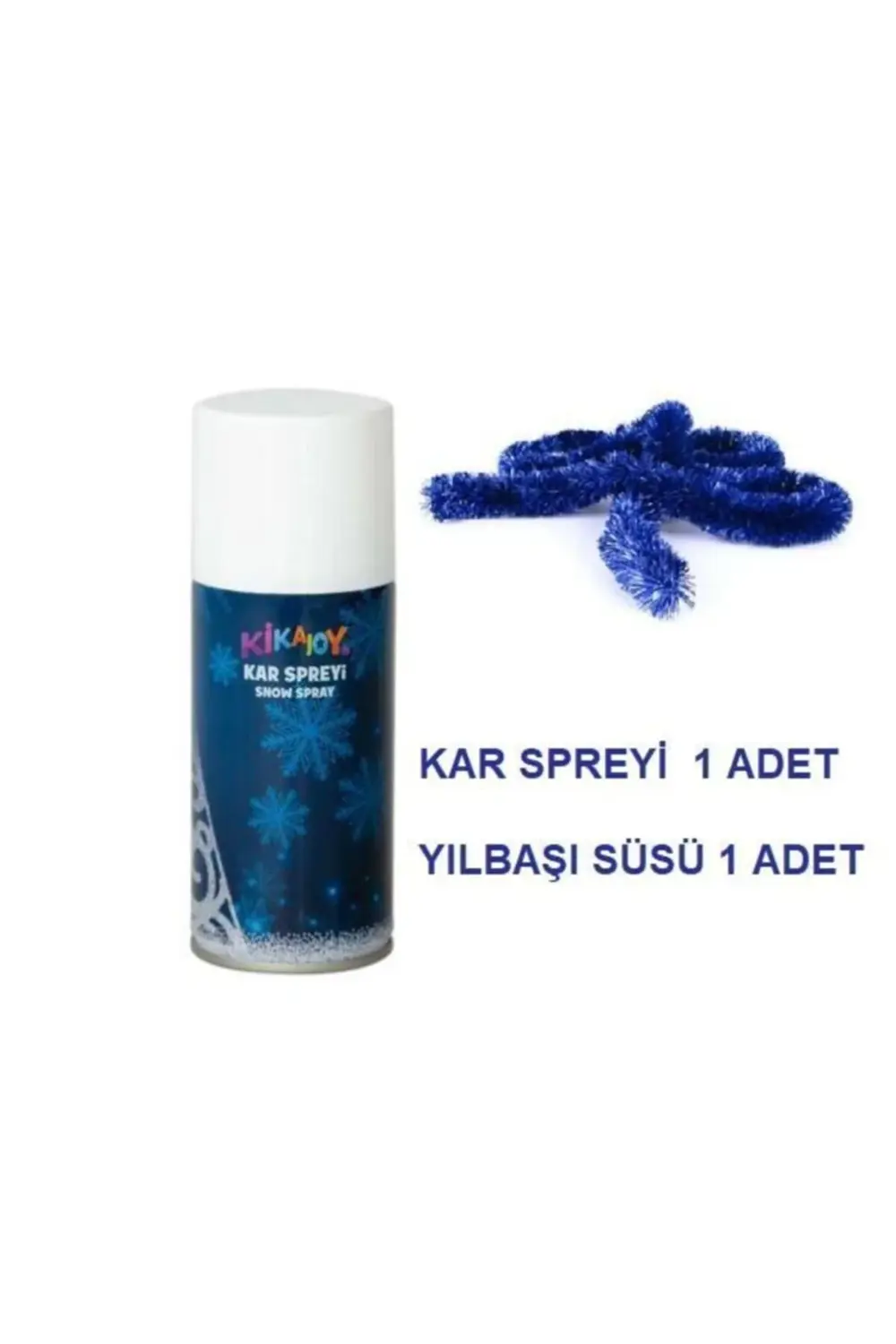 Yılbaşı Kar Spreyi 150 Ml Yılbaşı Süsü Ile Birlikte Set Yılbaşı D