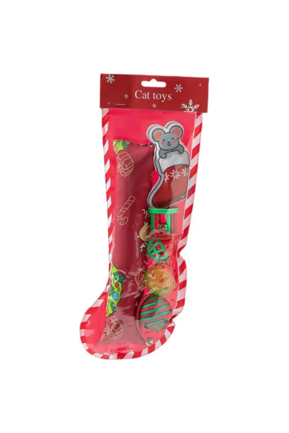 Yılbaşı Konseptli Kedi Oyuncak Seti