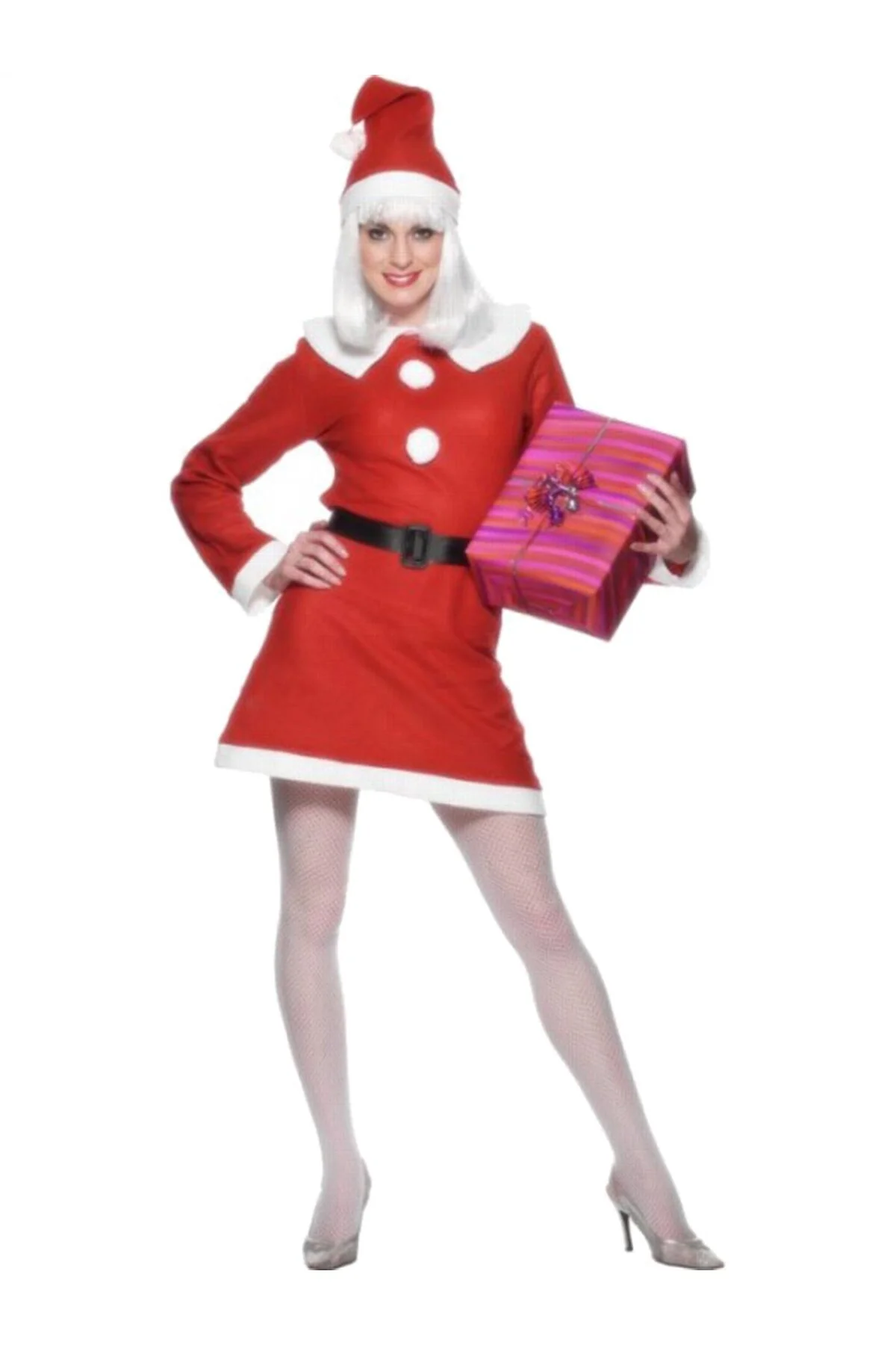 Yılbaşı Noel Anne Yetişkin Lüks Kostüm Yılbaşı Noel Anne Yetişkin Lüks Kostüm