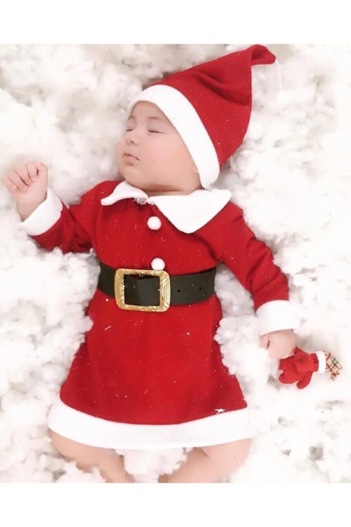 Yılbaşı Noel Baba & Noel Anne Elbise Çocuk Kardeş Kombin Kostüm