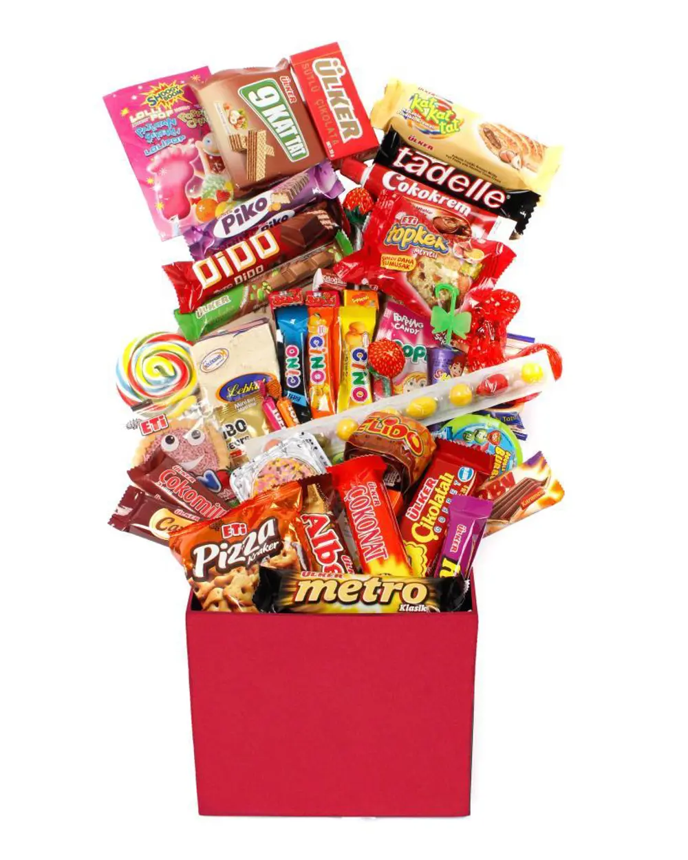 Yılbaşı Nostaljik Özel Kırmızı Hediye Kutusu Mega Boy Yılbaşı Nostaljik Özel Kırmızı Hediye Kutusu Mega Boy