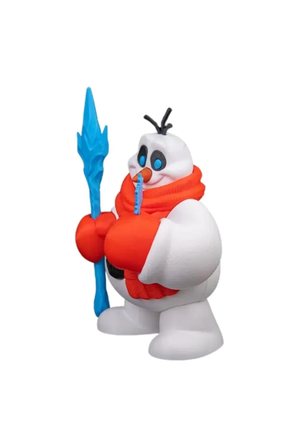 Yılbaşı Özel - 23 cm Savaşçı Kardan Adam Figürü - Koleksiyonluk W