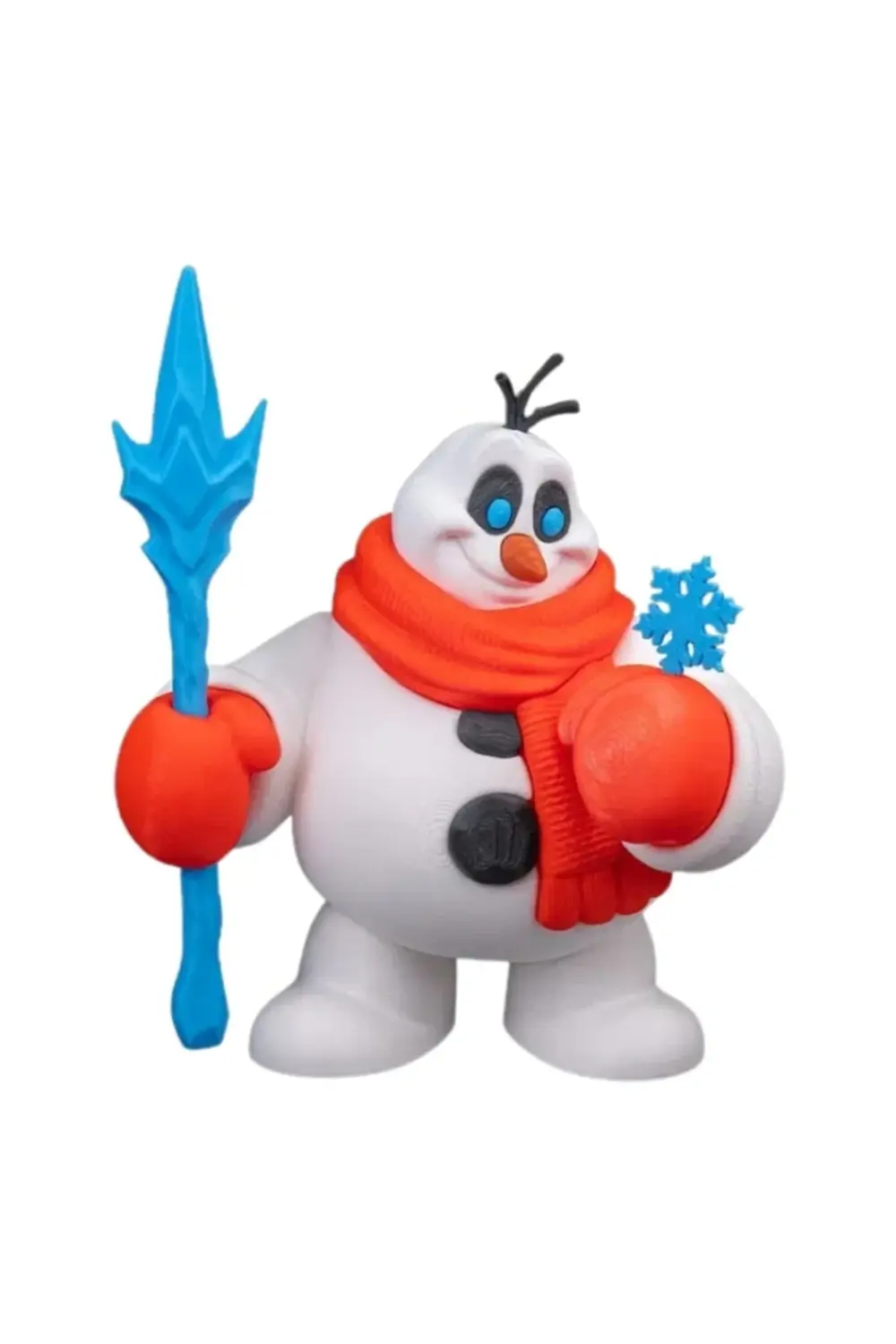 Yılbaşı Özel - 23 cm Savaşçı Kardan Adam Figürü - Koleksiyonluk W