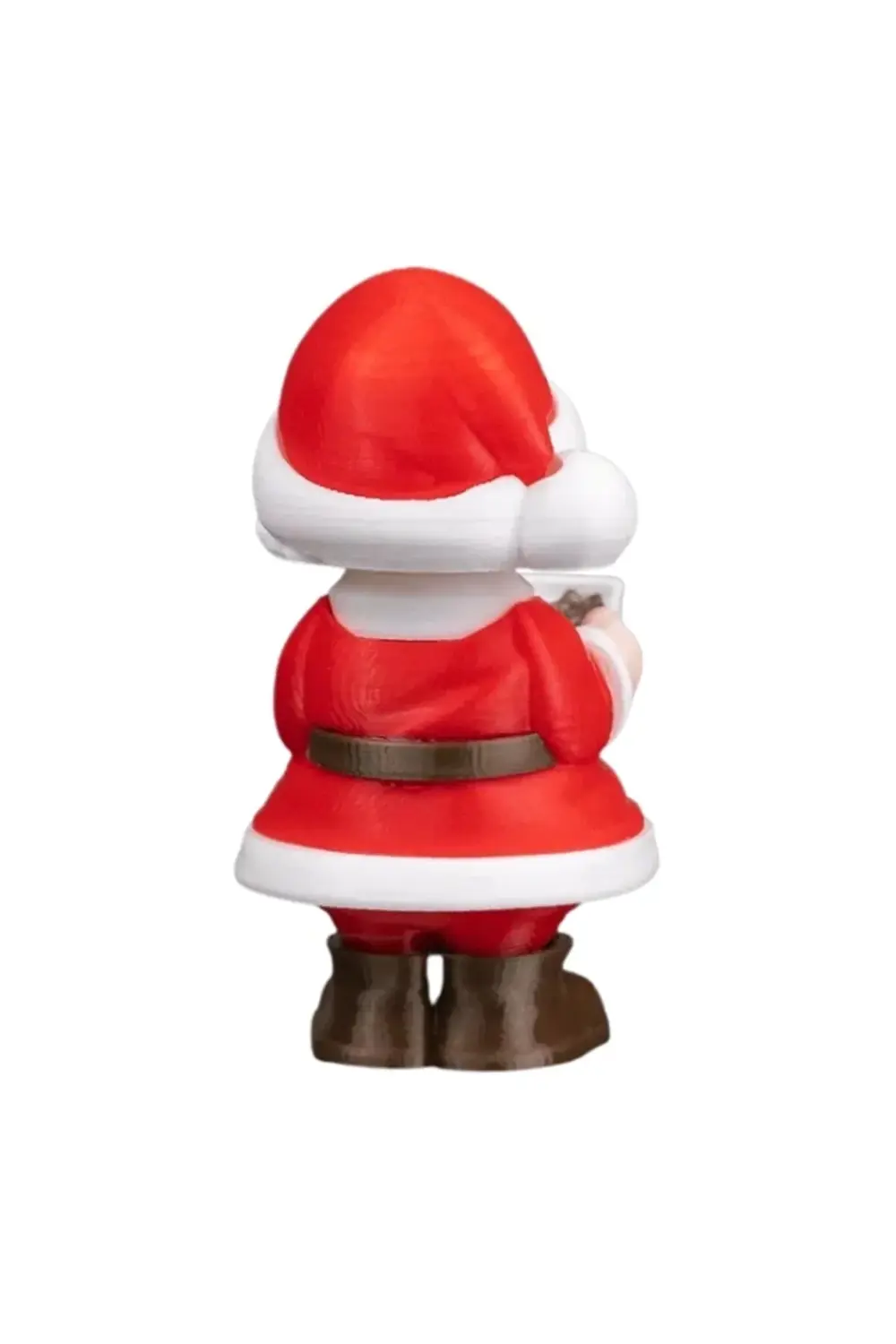 Yılbaşı Özel - 6 cm Hediye Tepsili Minyatür Noel Cücesi - Masaüst