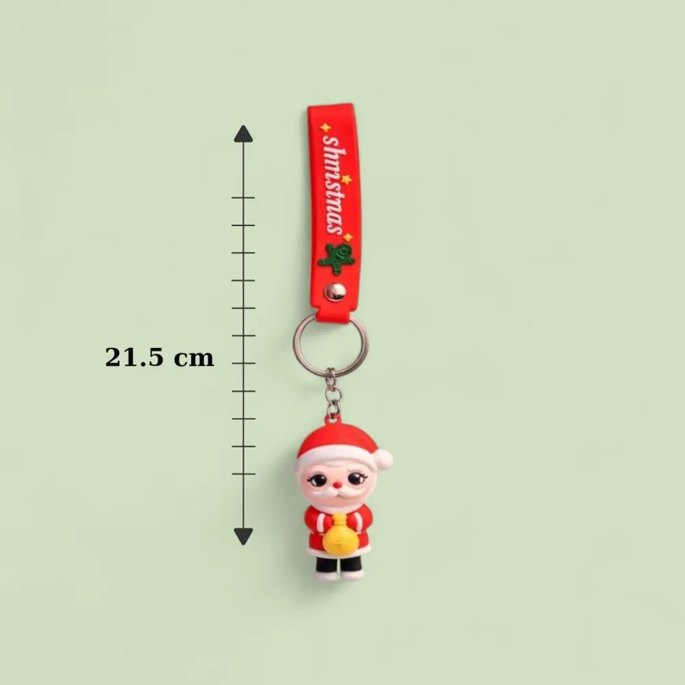 Yılbaşı Silikon Noel Baba Anahtarlık 1 Adet