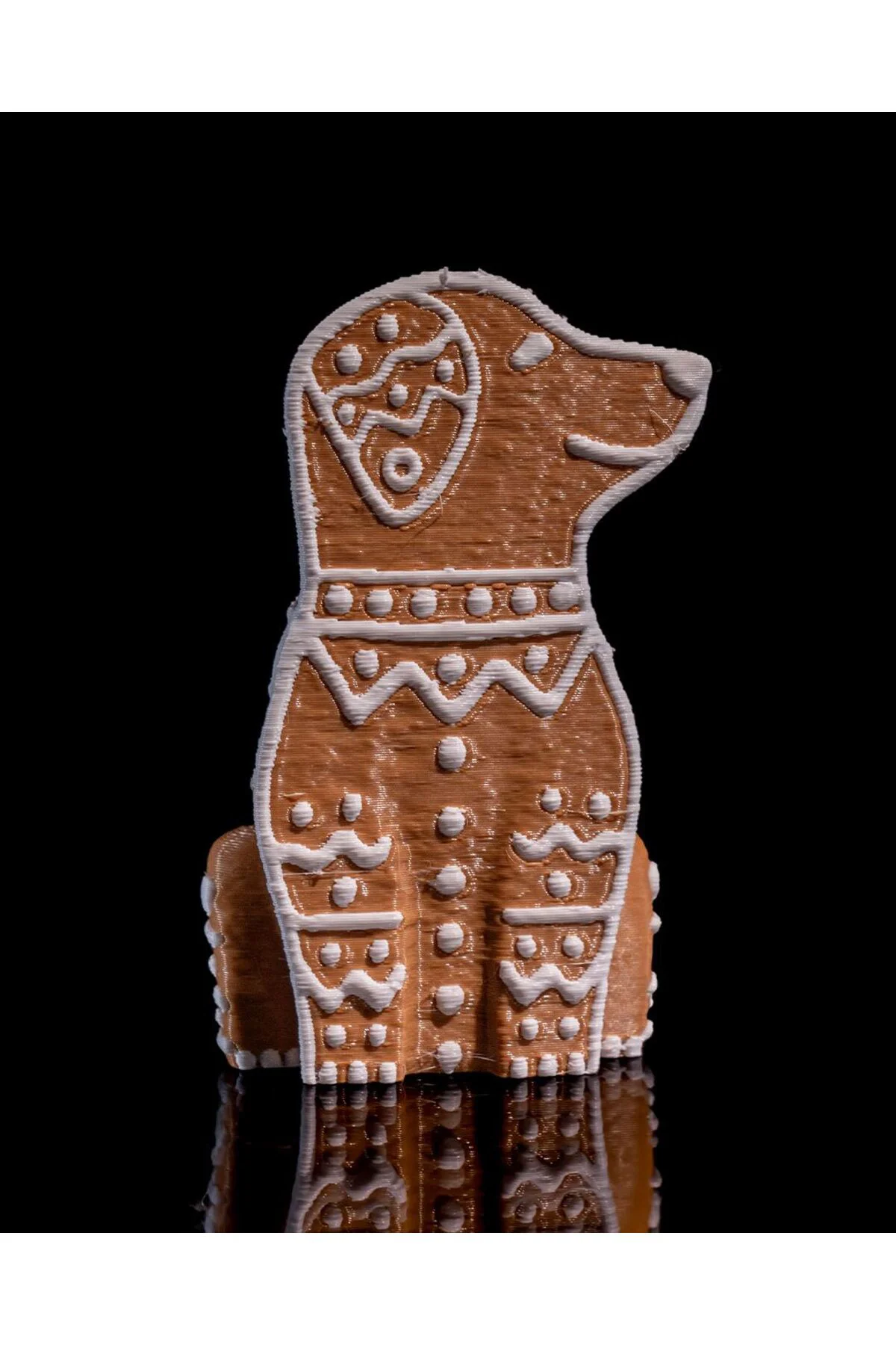 Yılbaşı Süsü Köpek Yılbaşı Süsü Zencefilli Kurabiye Köpek 8CM