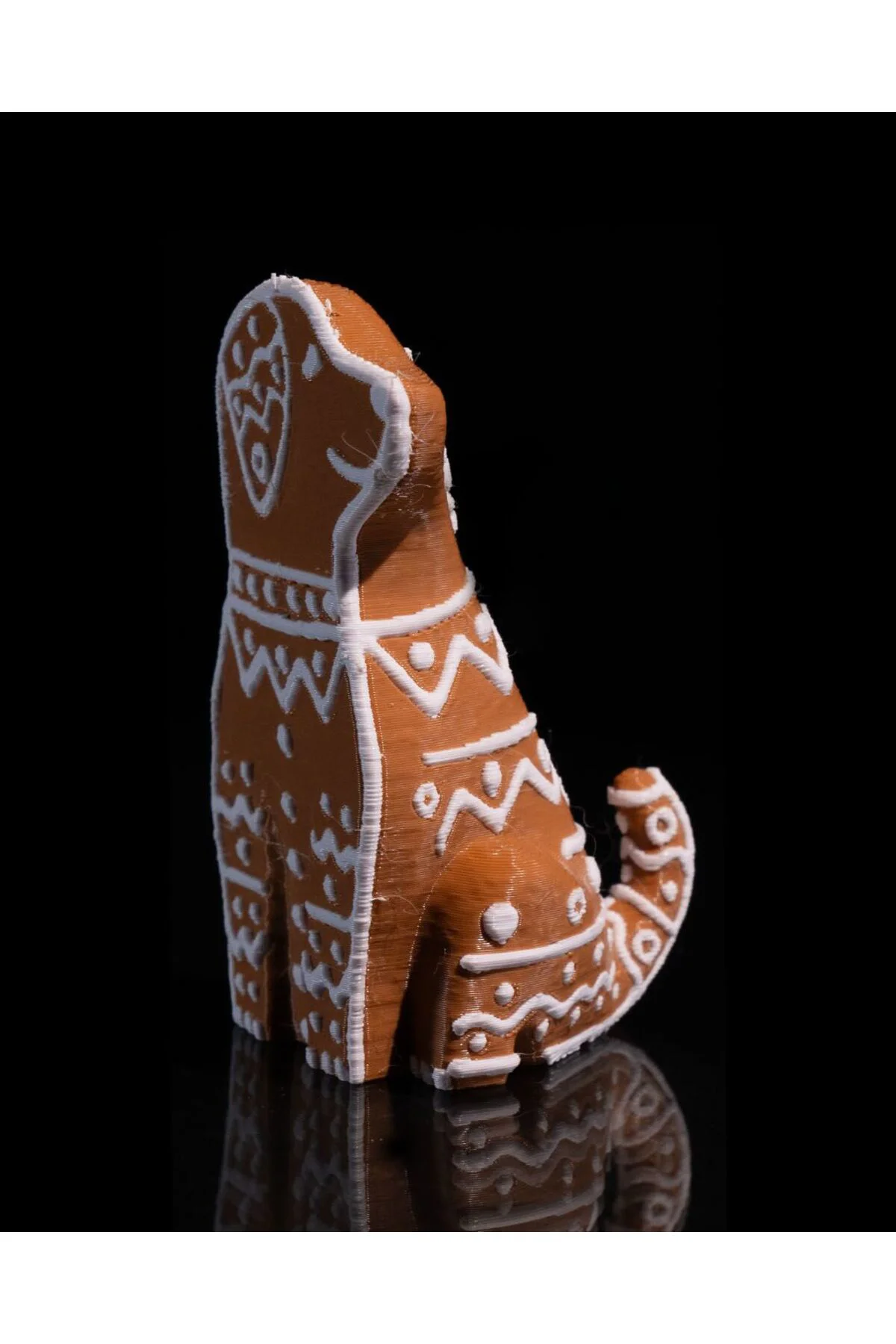 Yılbaşı Süsü Köpek Yılbaşı Süsü Zencefilli Kurabiye Köpek 8CM