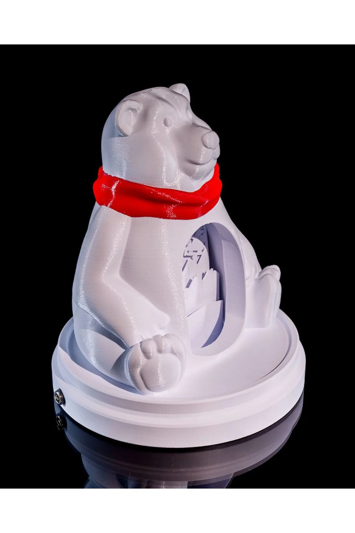 Yılbaşı Süsü Kutup Ayısı Led Lamba Yılbaşı Süsü Led Lamba Büyük Boy 20CM