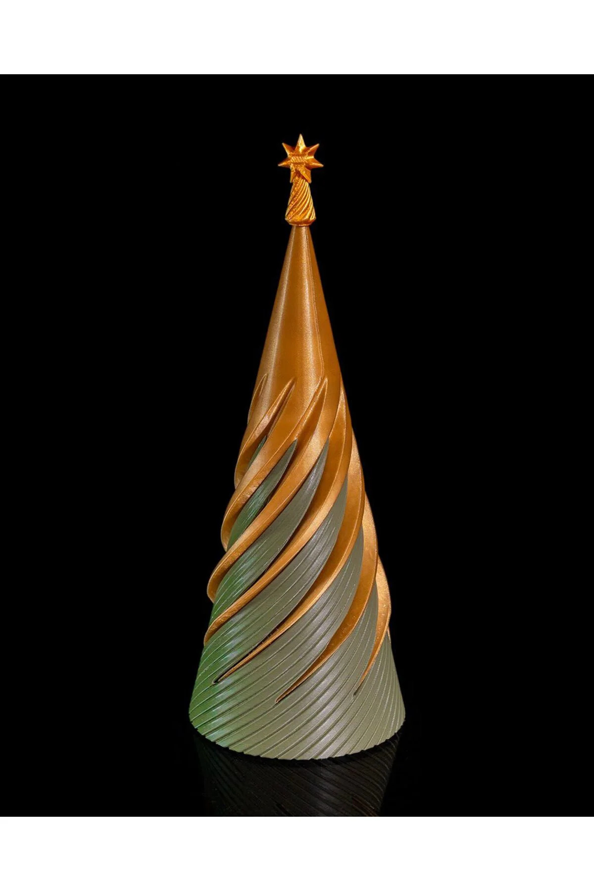 Yılbaşı Süsü Modern Çam Ağacı Dekoru 19CM Büyük Boy