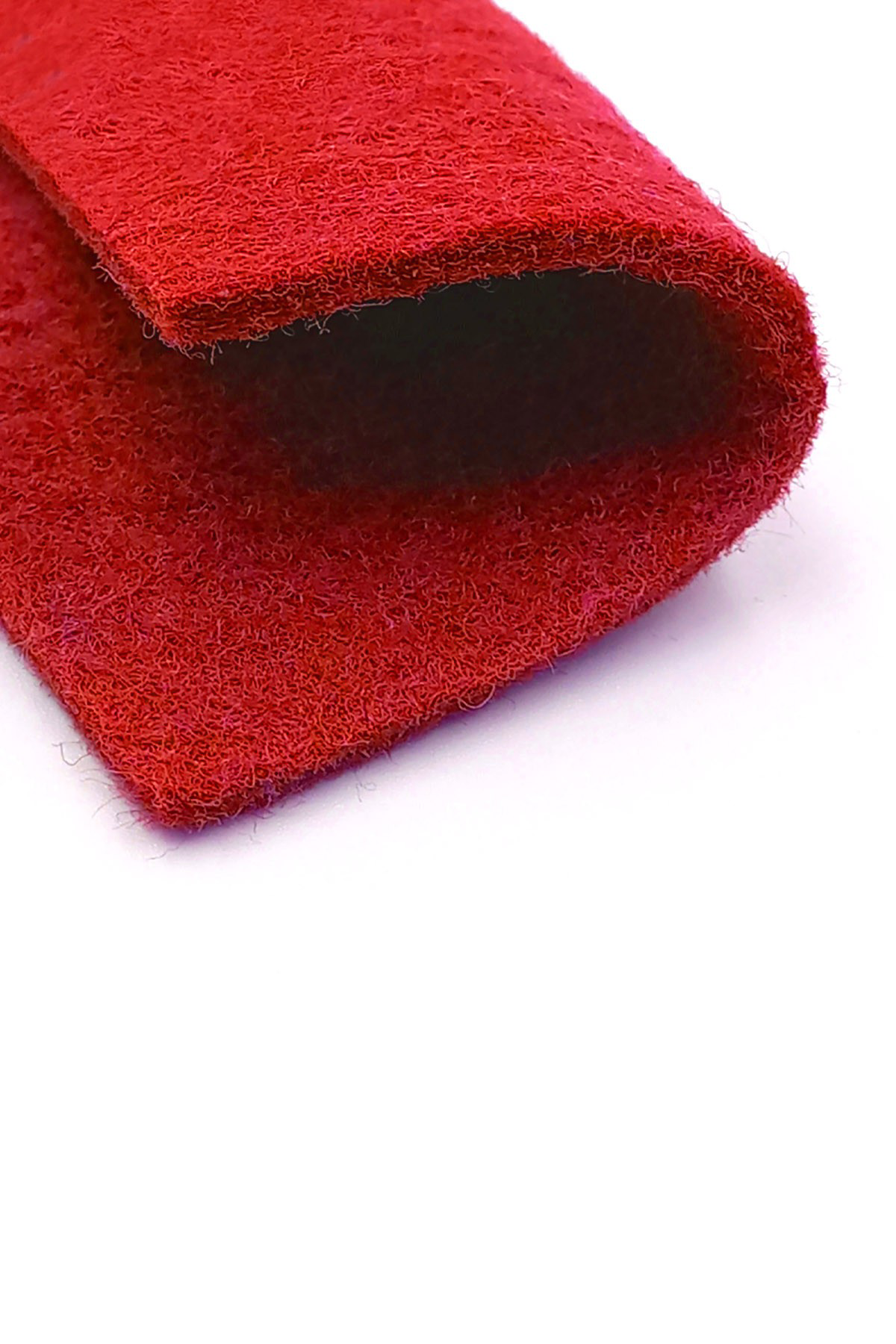 Artikel Yılbaşı Temali -5 Dantel Kenar Desenli Kırmızı Keçe Bardak Altlığ