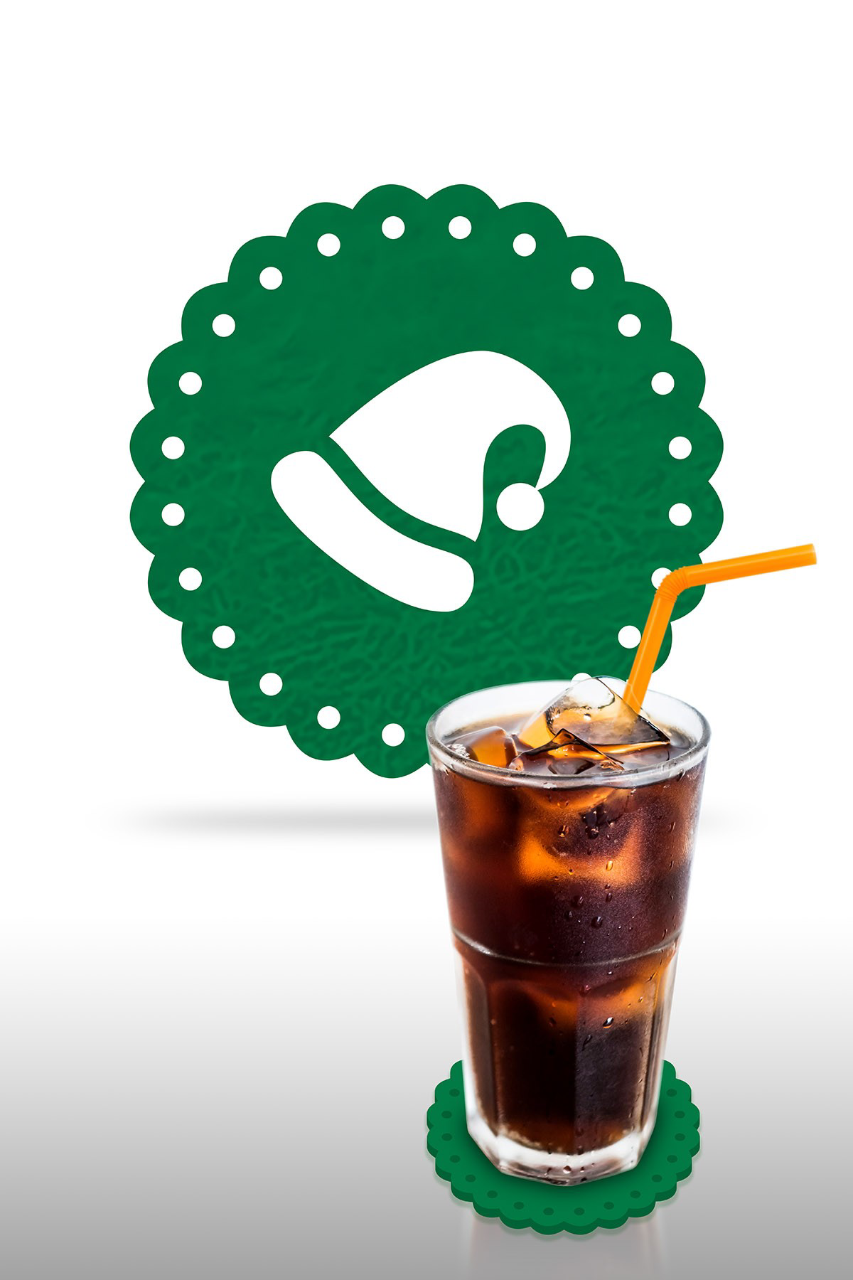 Artikel Yılbaşı Temali -4 Dantel Kenar Desenli Yeşil Keçe Bardak Altlığı Artikel Yılbaşı Temali -4 Dantel Kenar Desenli Yeşil Keçe Bardak Altlığı