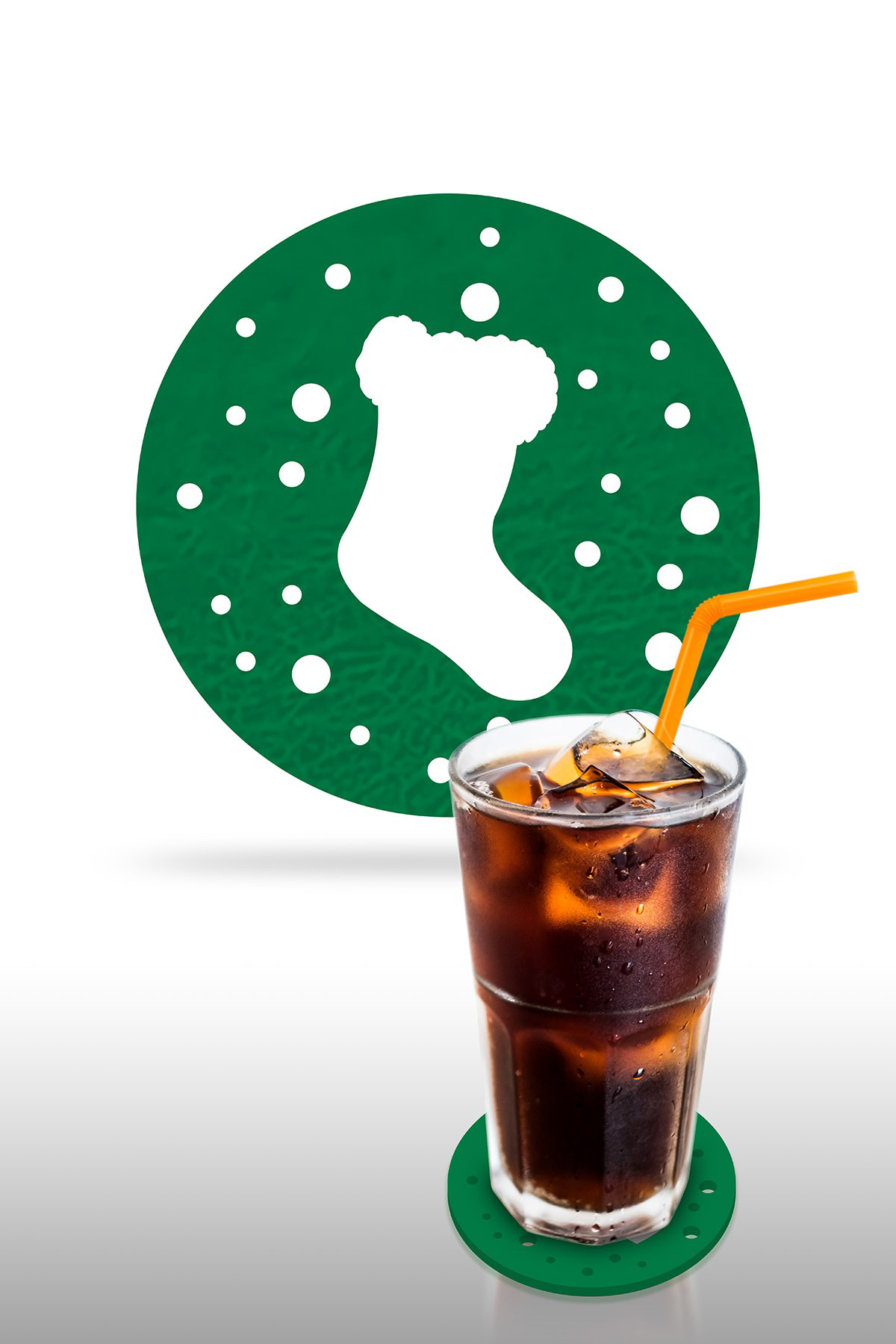 Artikel Yılbaşı Temali -4 Desenli Yeşil Keçe Bardak Altlığı 6'Lı Takım, Artikel Yılbaşı Temali -4 Desenli Yeşil Keçe Bardak Altlığı 6'Lı Takım,