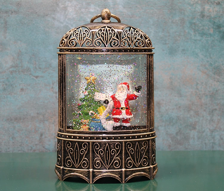 Byntr Yılbaşı Temalı İşıklı Müzikli Kar Küresi Alk3213