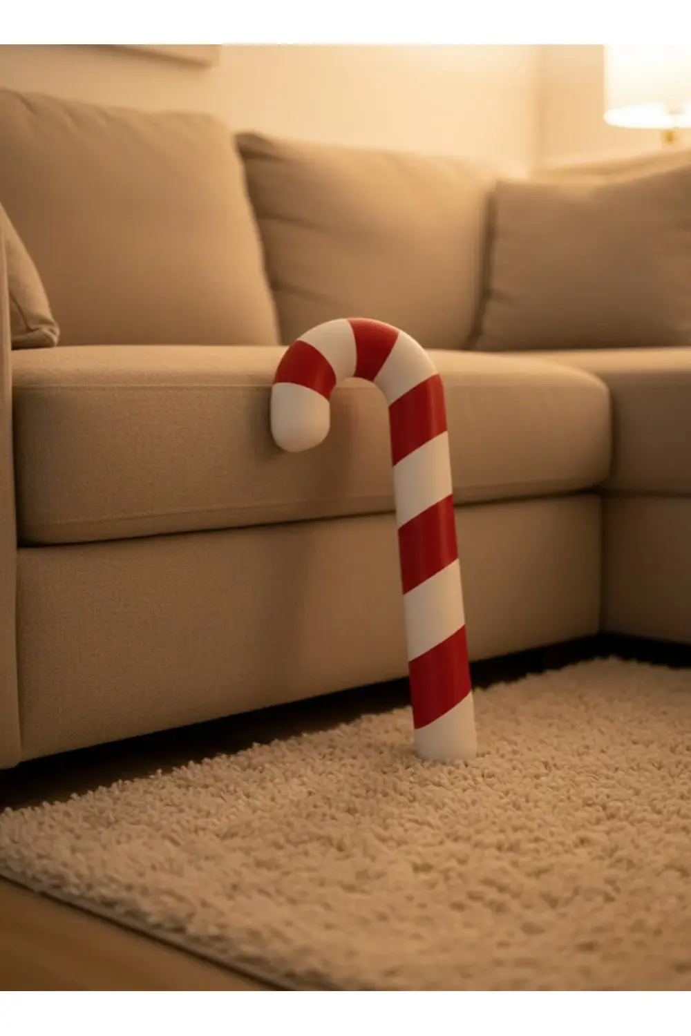 Yılbaşı Temalı Dekoratif Şeker Biblo Sıcak Salon Aksesuarı 13x34